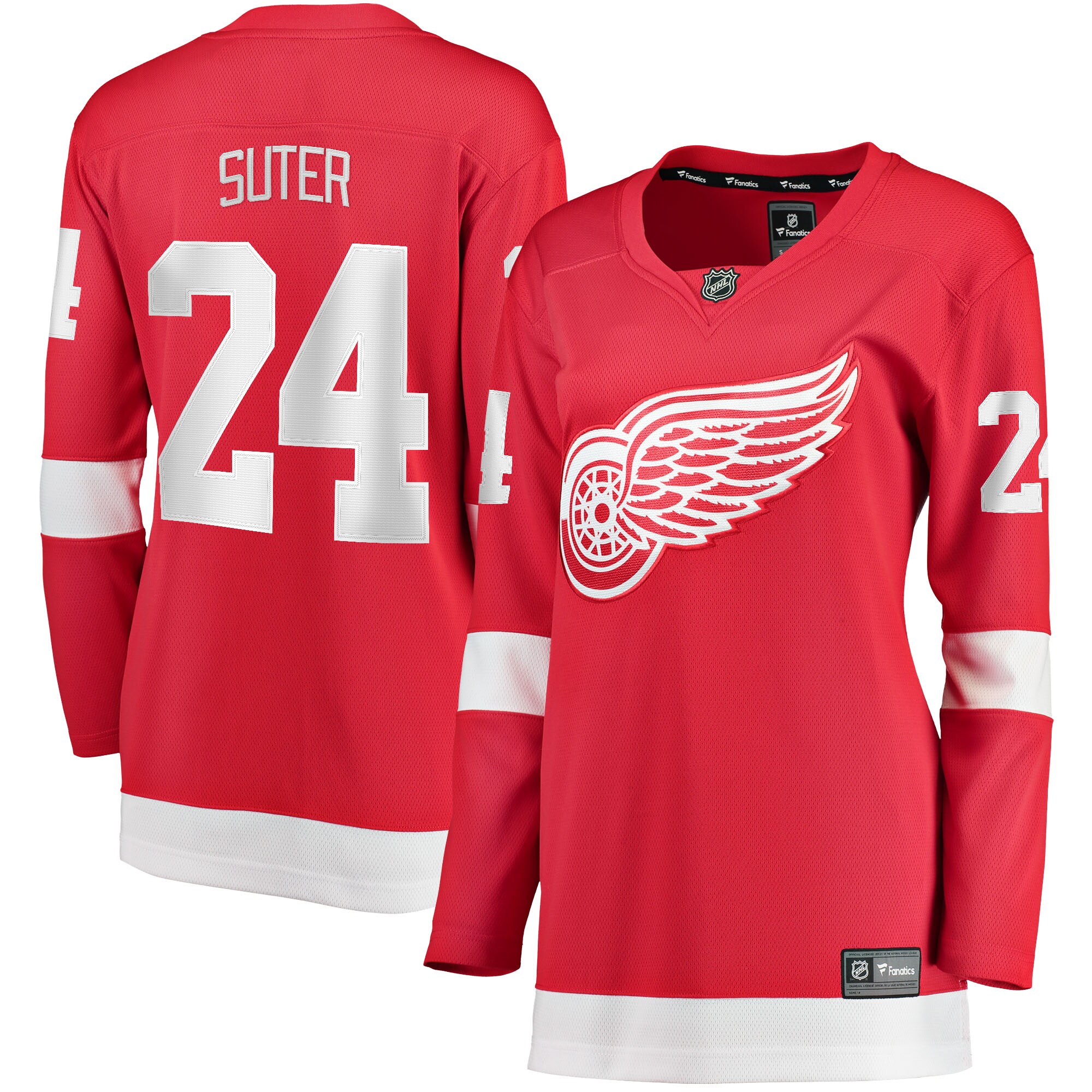 Pius Suter Detroit Red Wings Women's Home Breakaway Player Jersey - Red