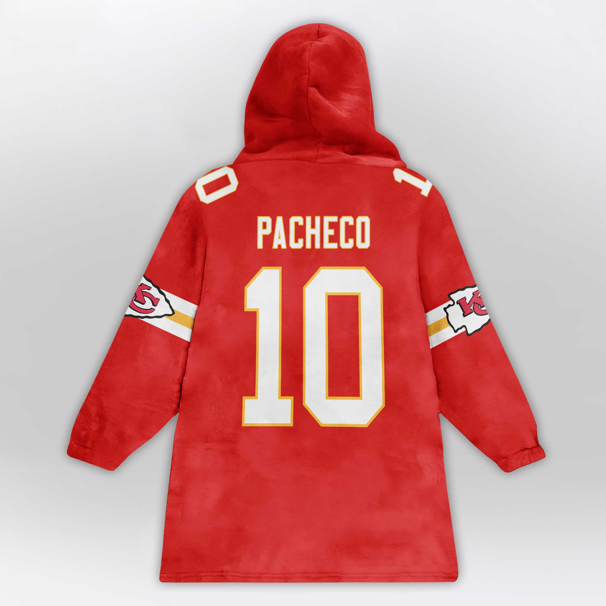 Kid 10 Kansas City Football Unisex Blanket Hoodie