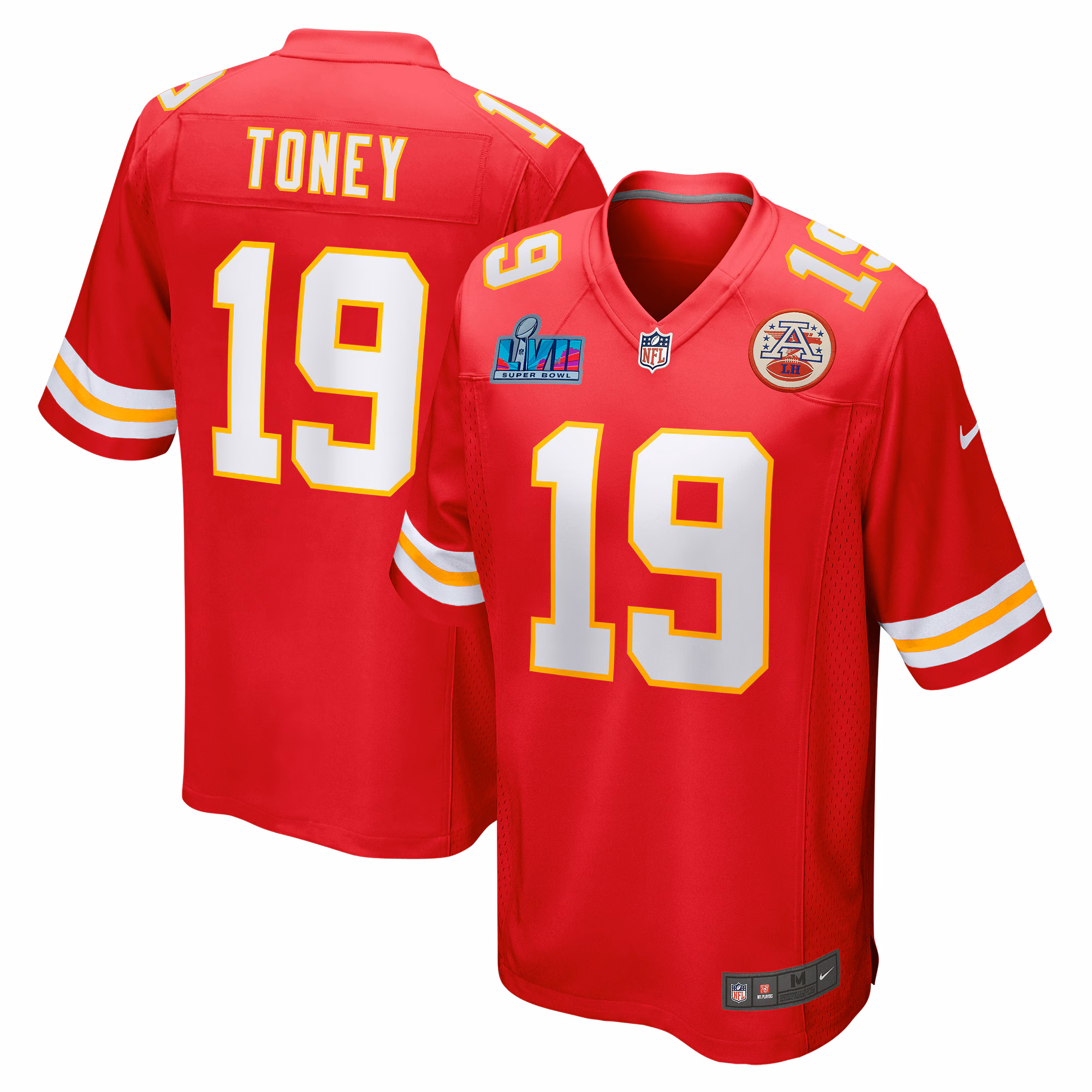Kadarius Toney Kansas City Chiefs Super Bowl LVII (2022 Season) Patch Game Jersey - Red