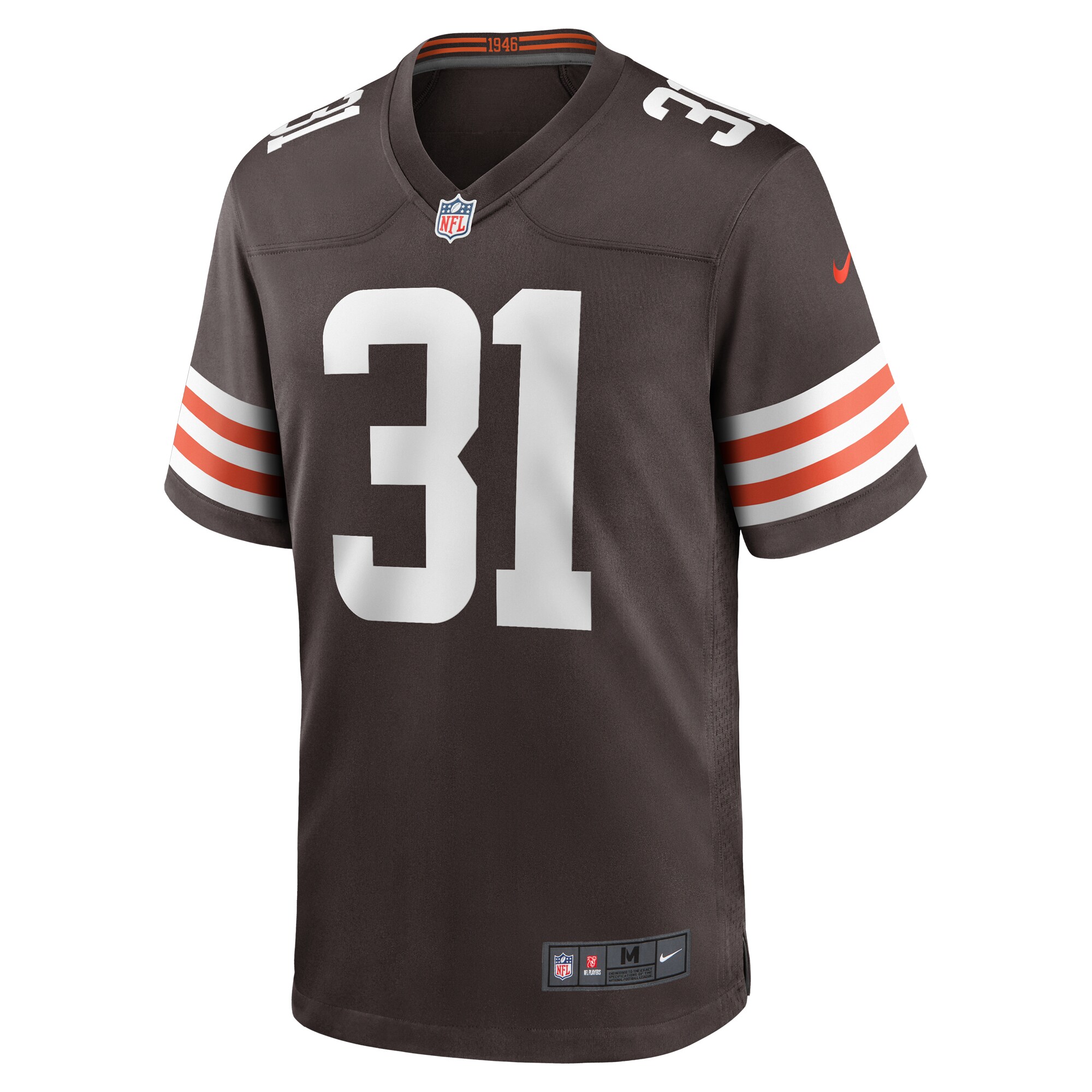 Deon Jackson Cleveland Browns  Game Jersey -  Brown