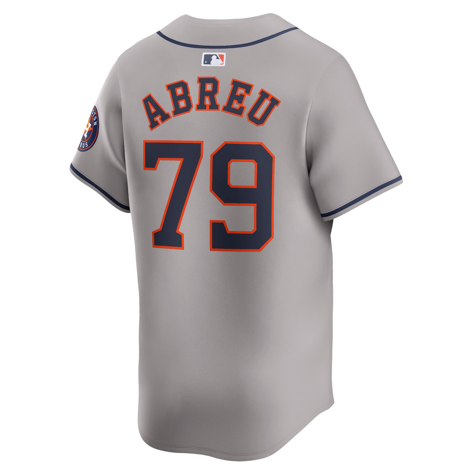 Men's Houston Astros Jose Abreu  Gray Away Limited Player Jersey