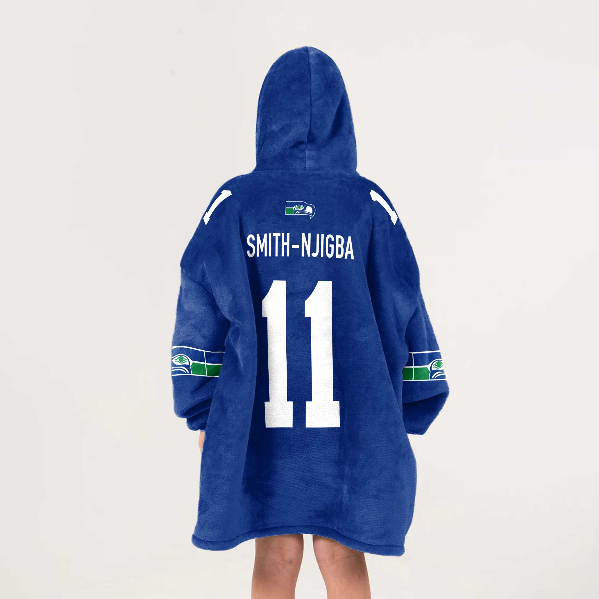Kid Emerald City 11 Seattle Football Unisex Blanket Hoodie