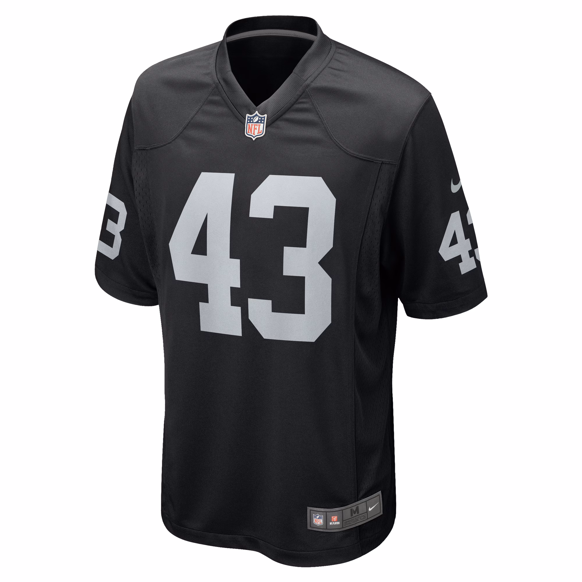 Kanai Mauga Las Vegas Raiders Team Game Jersey -  Black