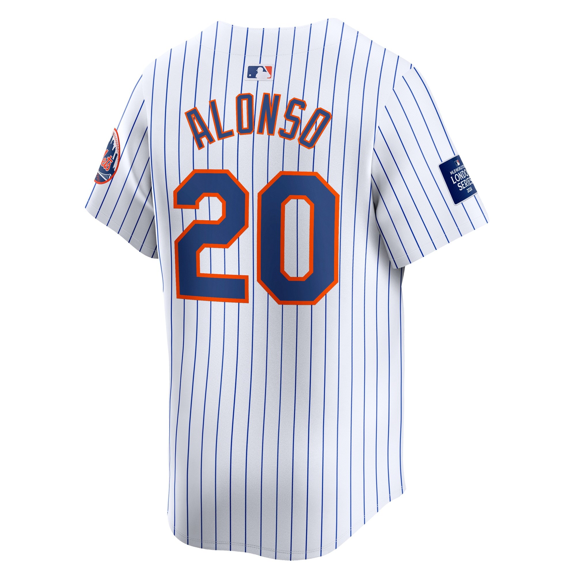 Men's New York Mets Pete Alonso  White 2024 MLB World Tour London Series Home Limited Player Jersey