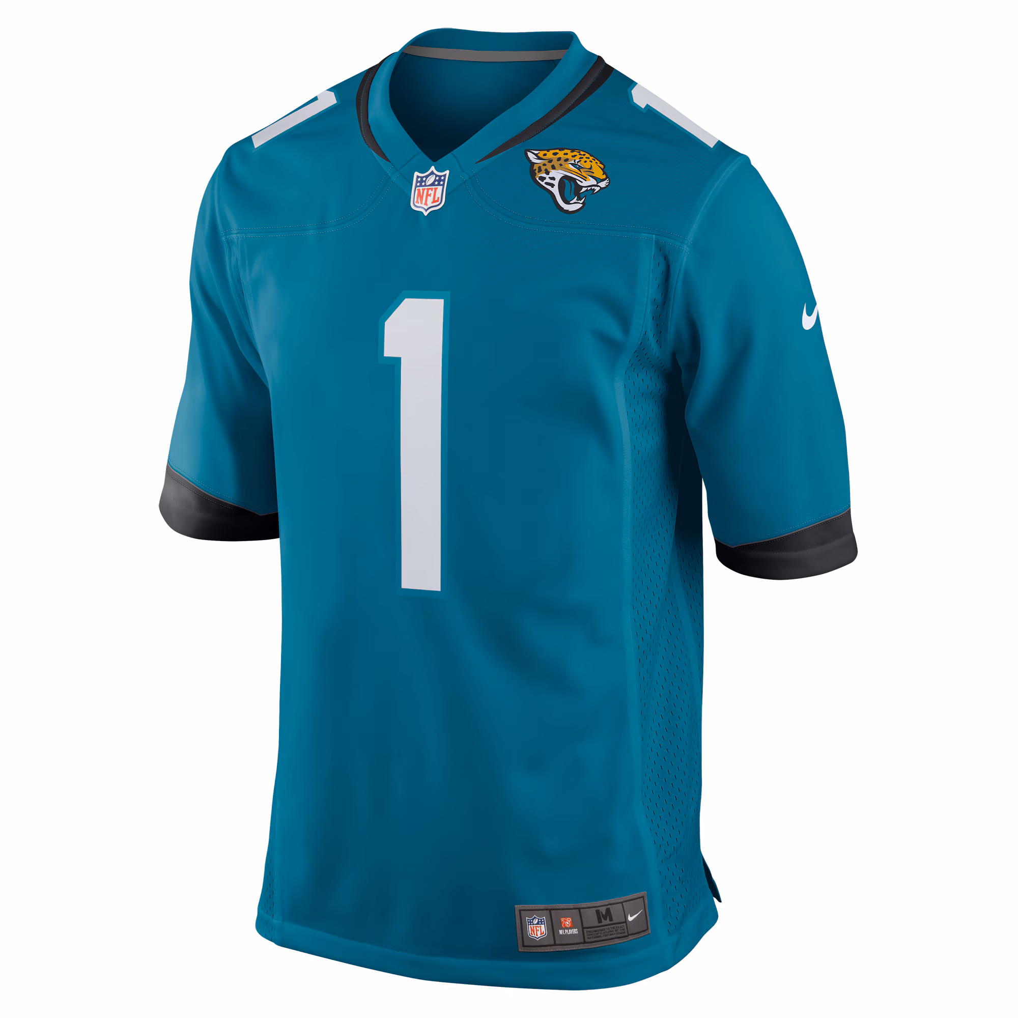 Number 1 Dad Jacksonville Jaguars Game Jersey - Teal
