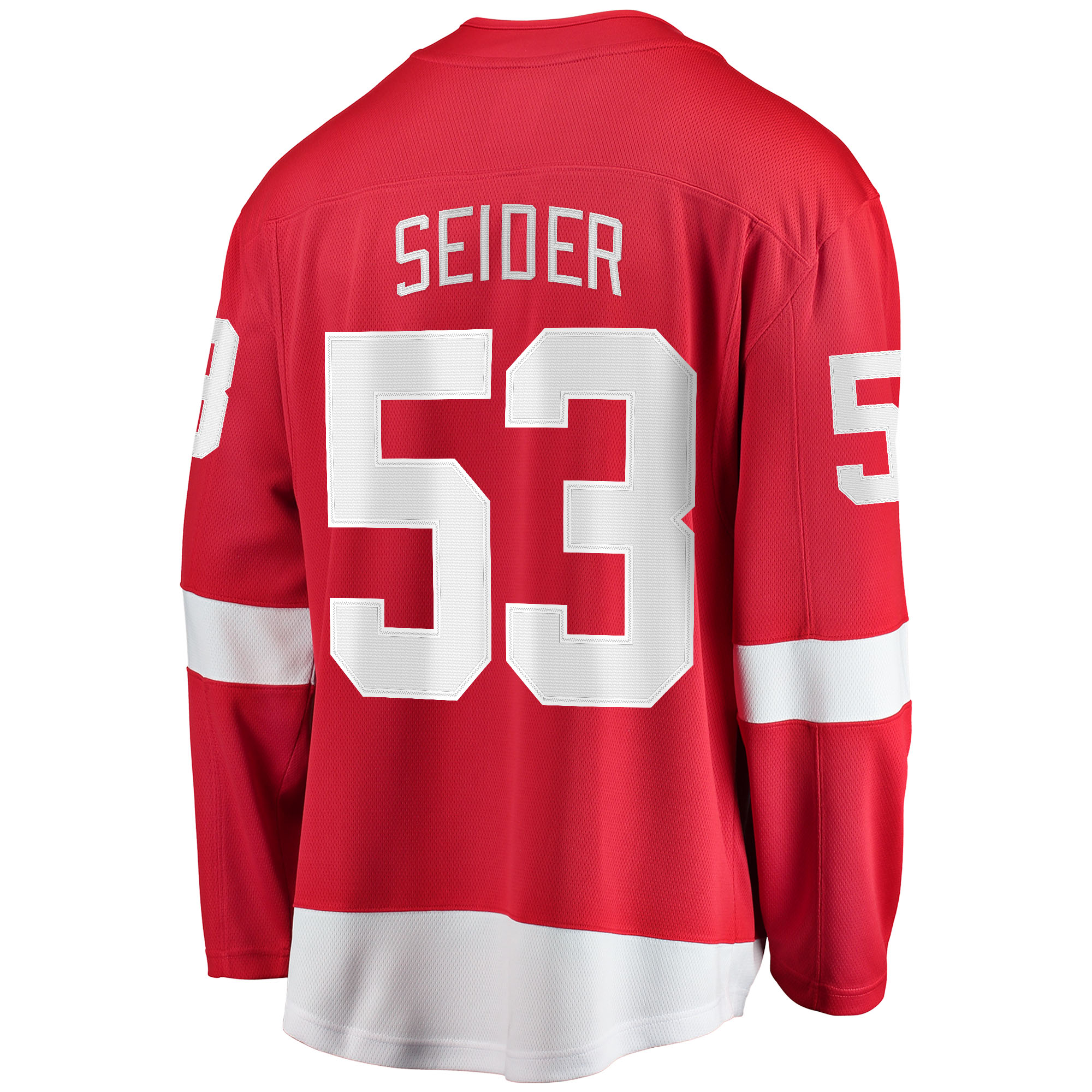 Moritz Seider Detroit Red Wings Home Breakaway Player Jersey - Red