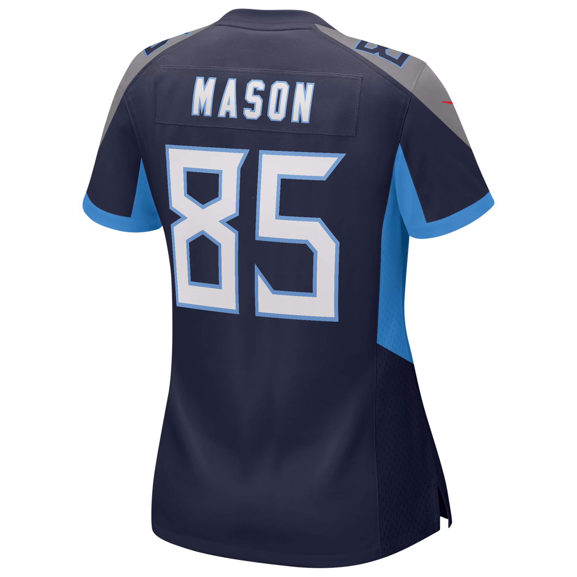 Derrick Mason Tennessee Titans Women's Game Retired Player Jersey - Navy
