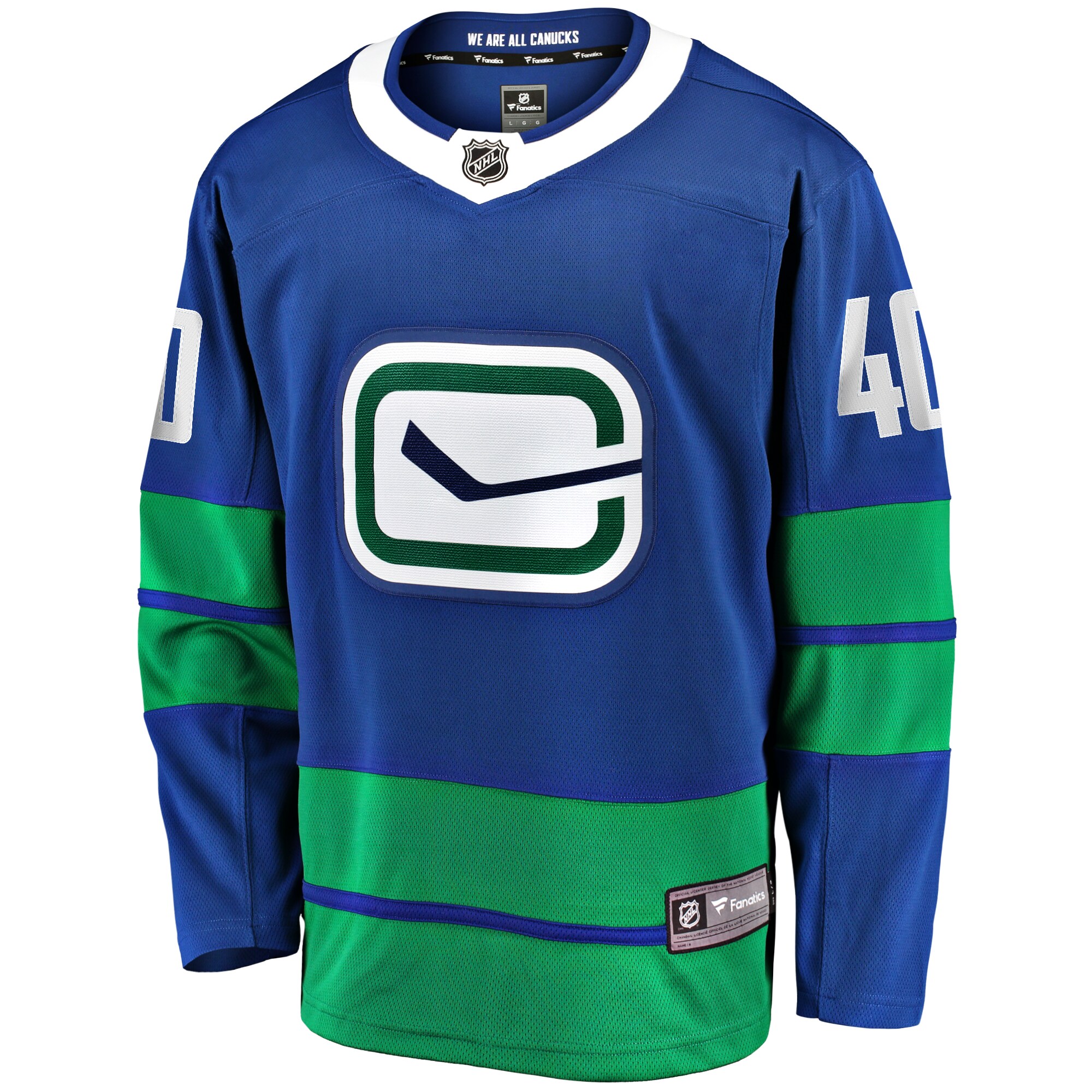 Elias Pettersson Vancouver Canucks 2019/20 Alternate Premier Breakaway Player Jersey - Royal