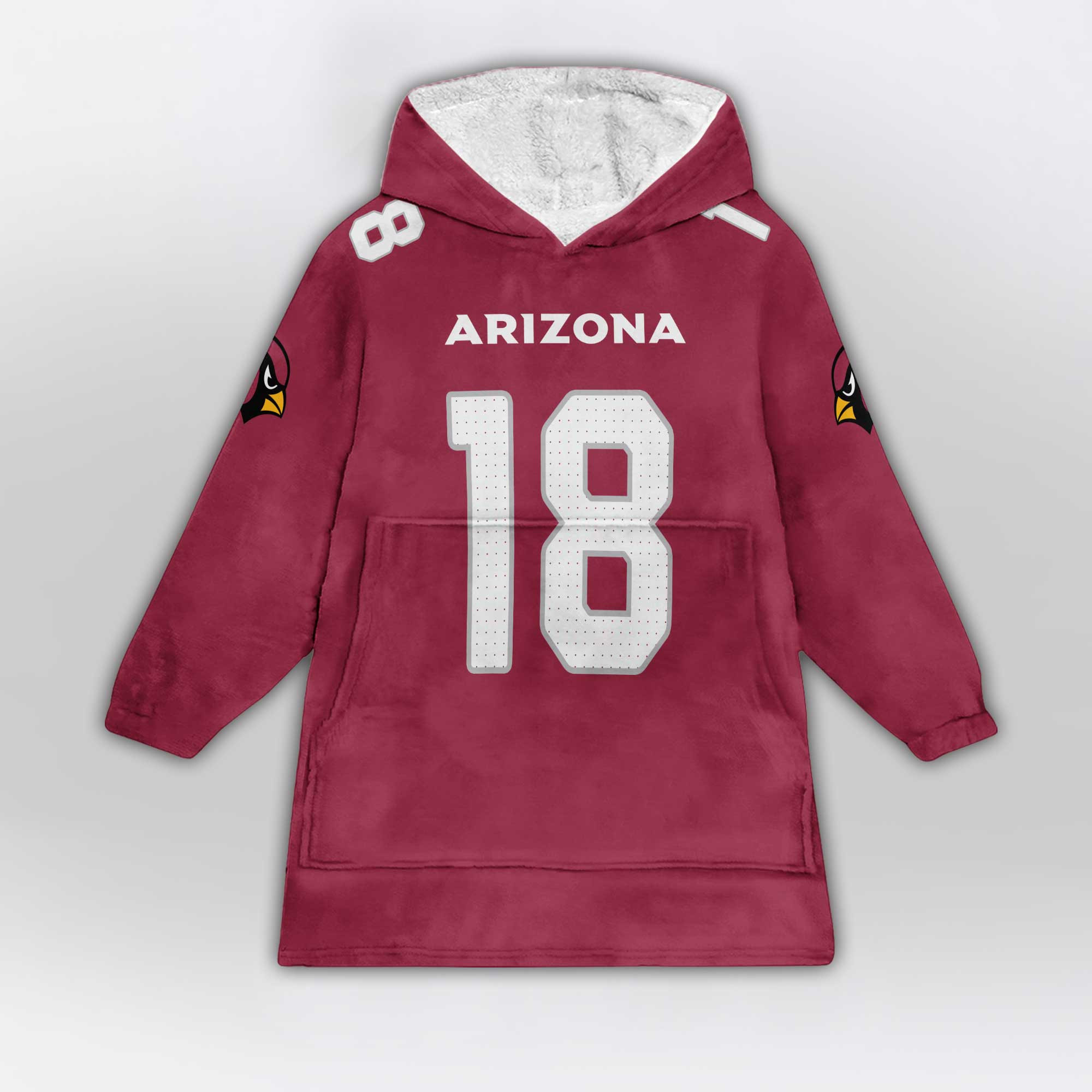 Kid 18 Arizona Football Unisex Blanket Hoodie