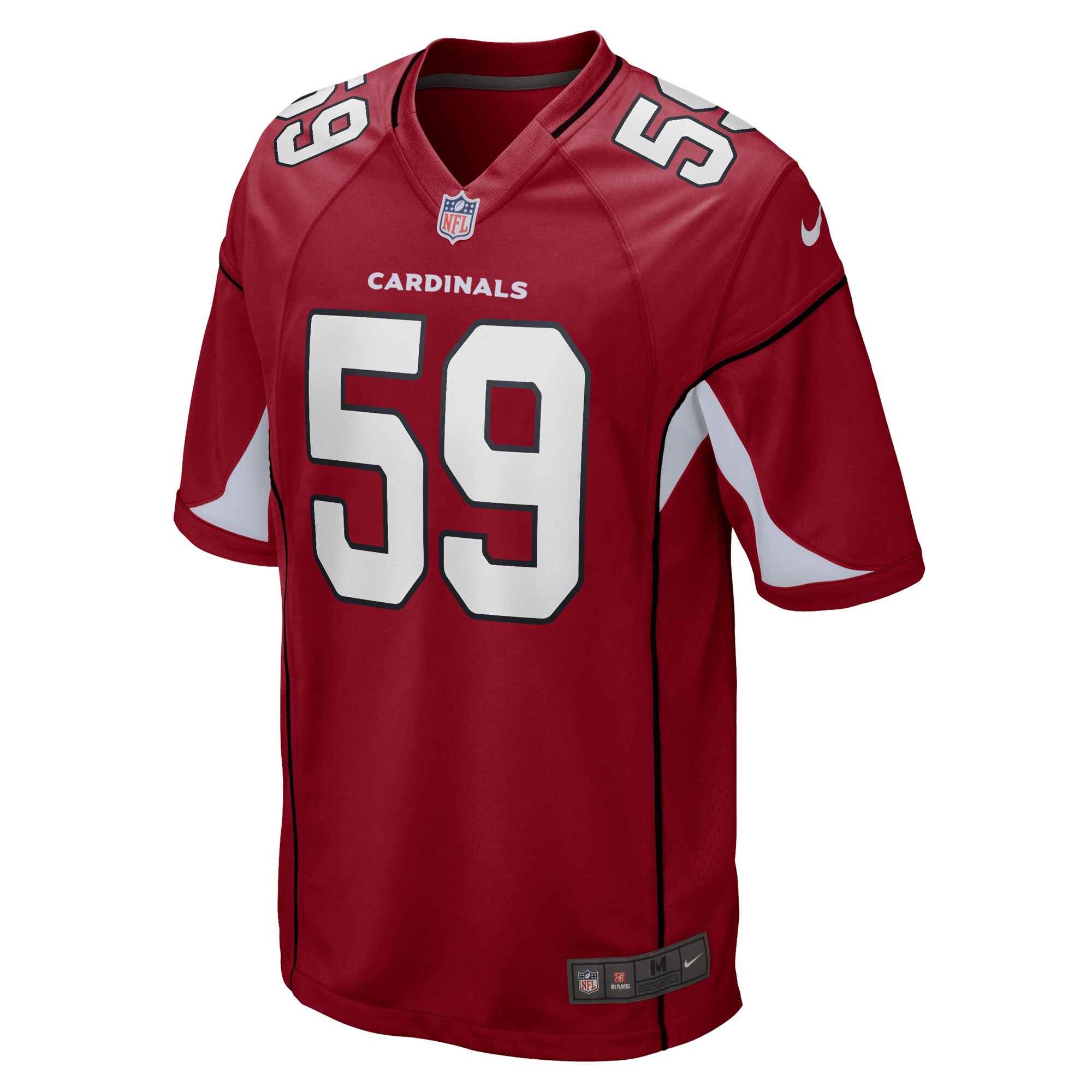 Nick Vigil Arizona Cardinals  Game Player Jersey - Cardinal