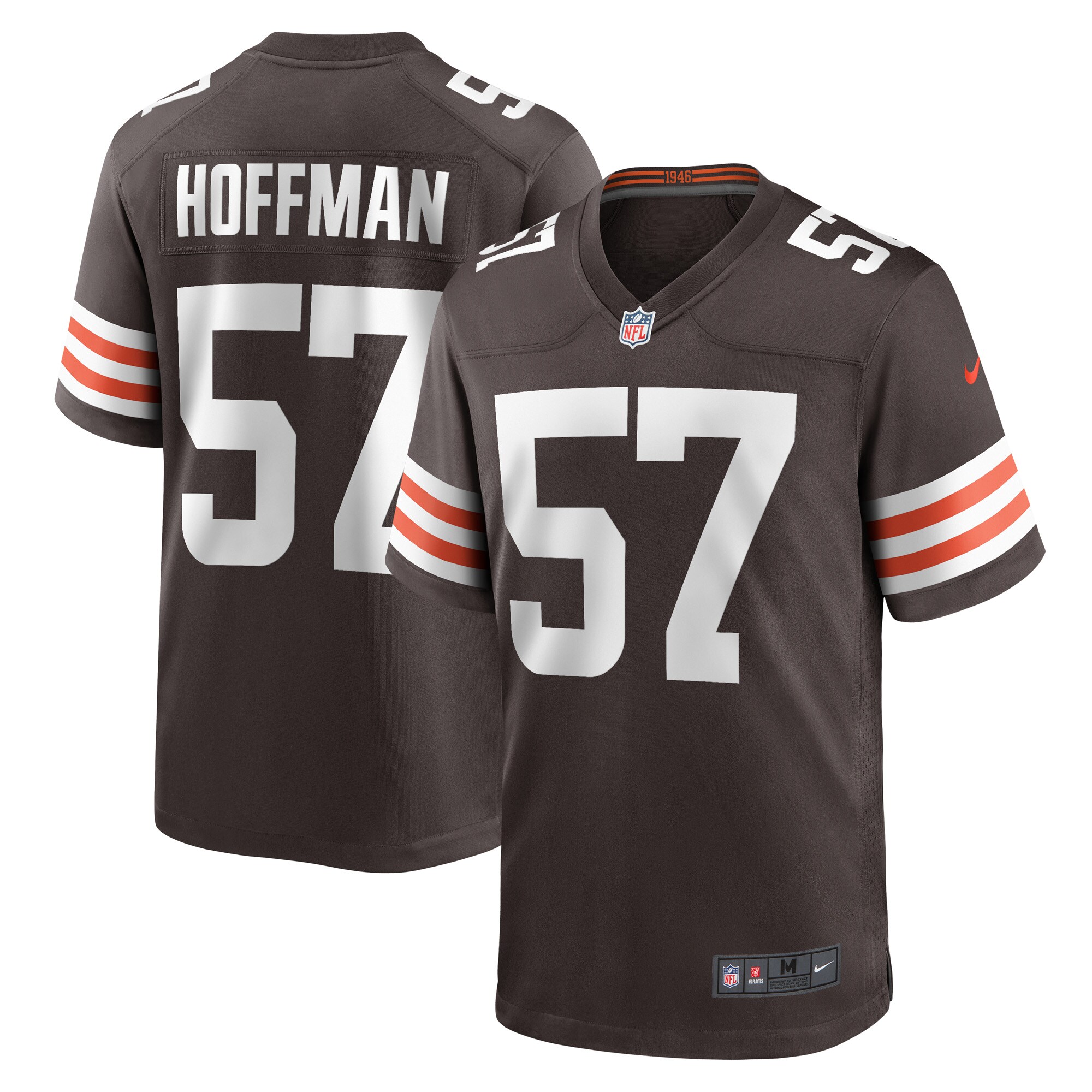 Brock Hoffman Cleveland Browns  Game Player Jersey - Brown