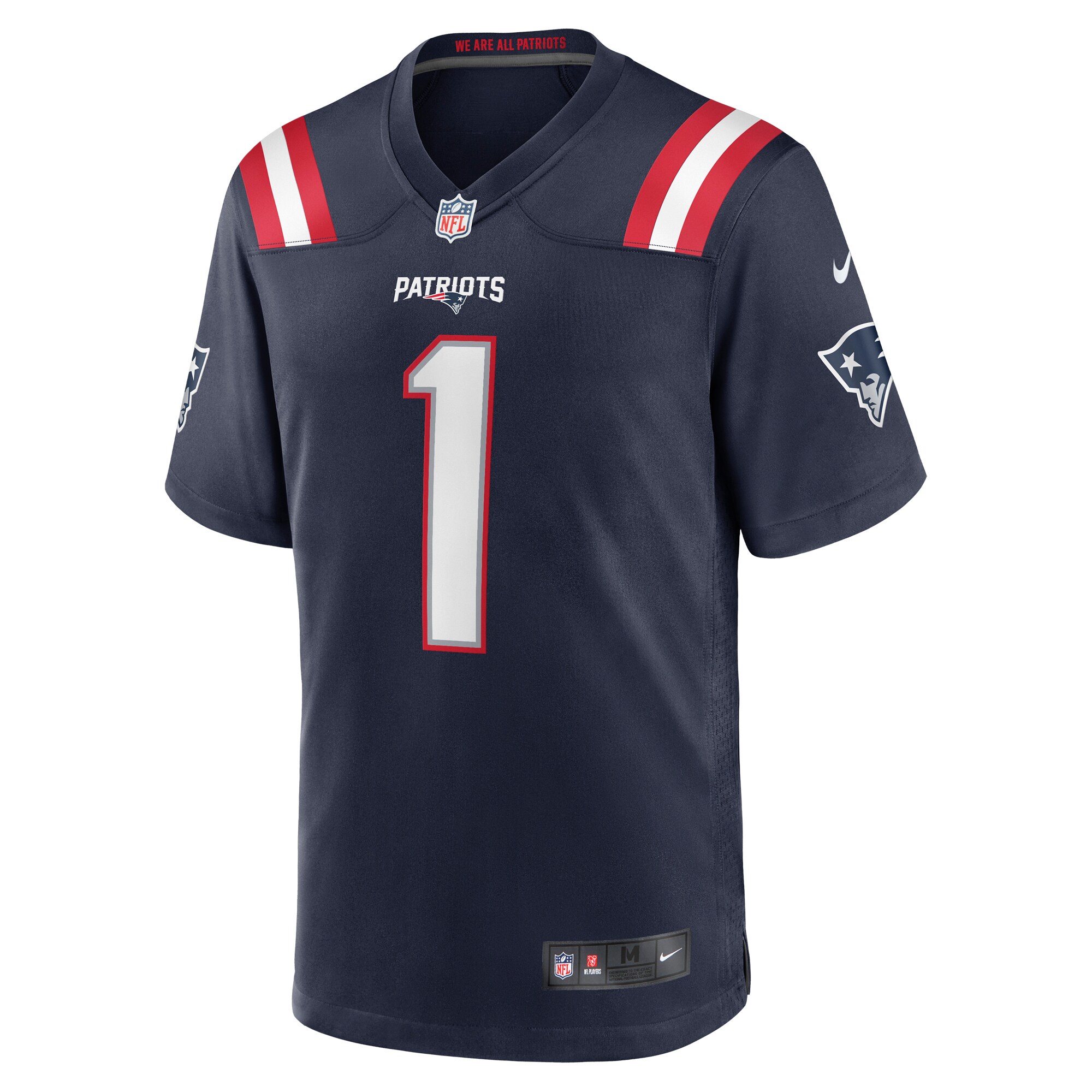 Christian Gonzalez New England Patriots  Youth 2023 NFL Draft First Round Pick Game Jersey - Navy