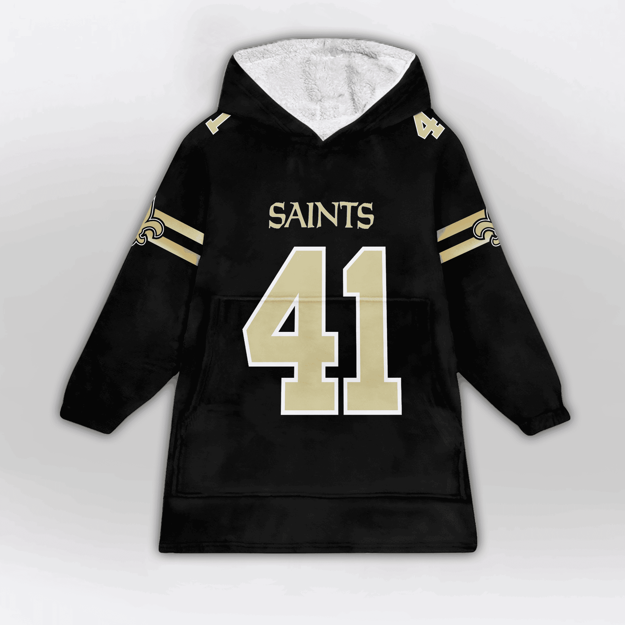 Kid 41 New Orleans Football Unisex Blanket Hoodie