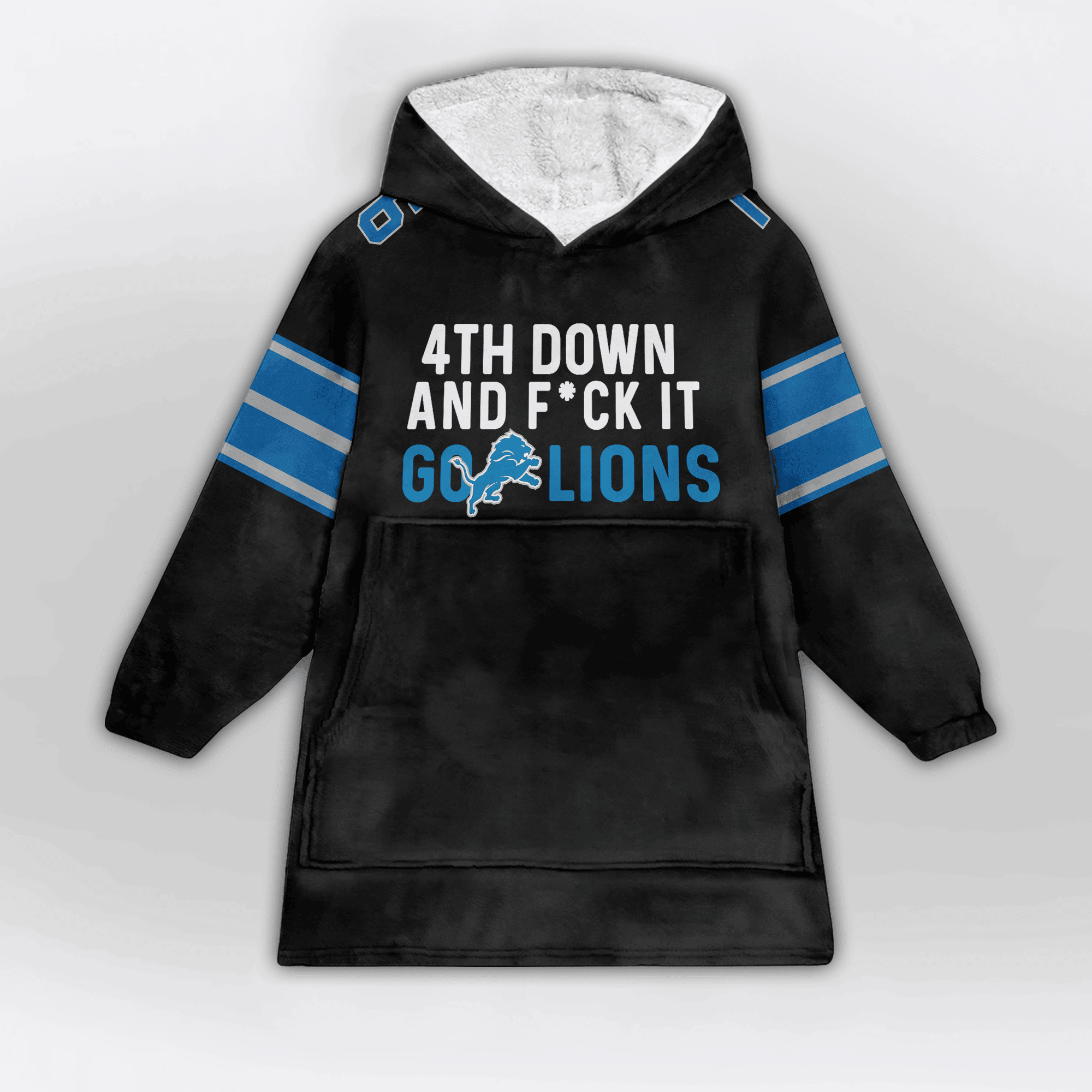 Kid J.G 16 Detroit Football Unisex Blanket Hoodie