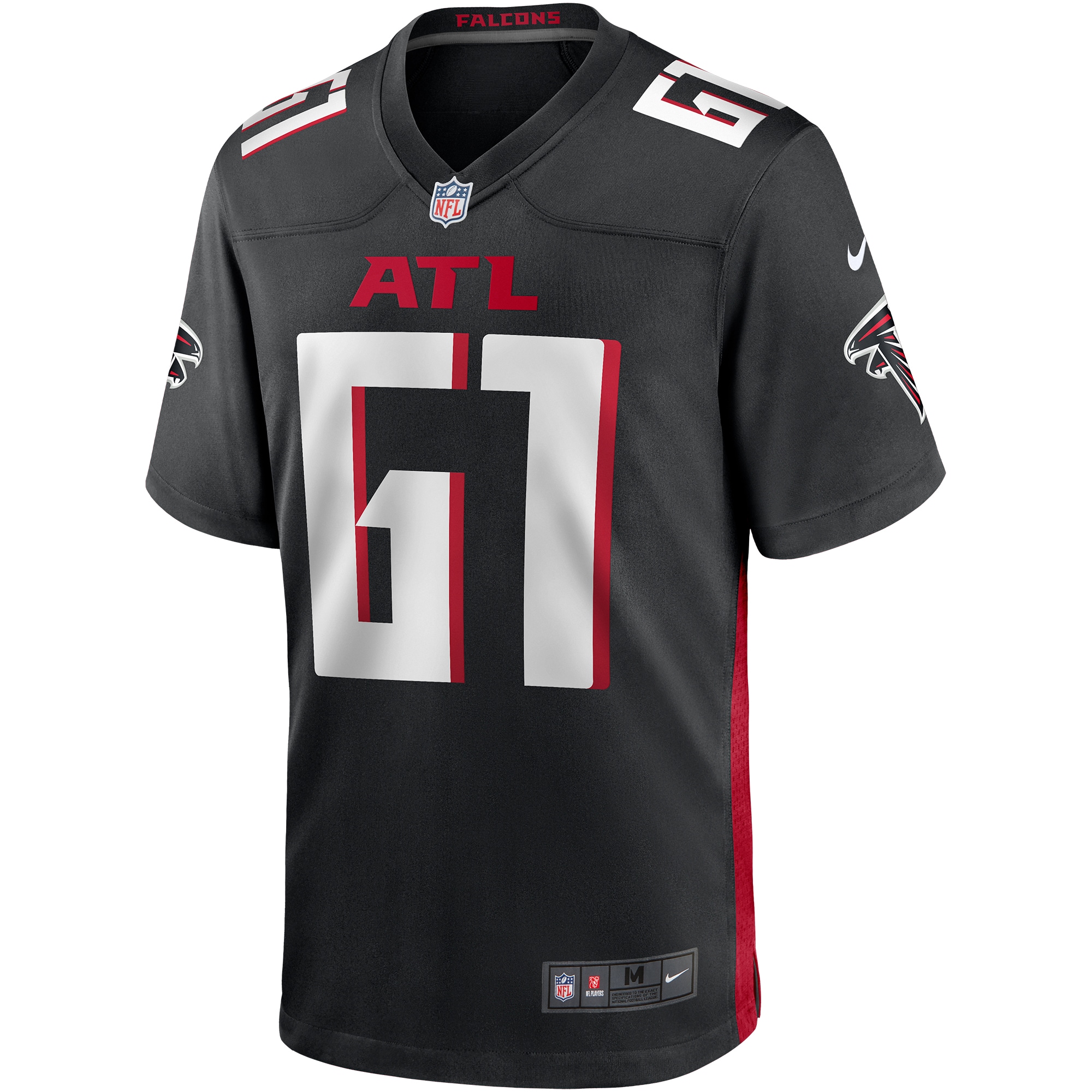 Matt Hennessy Atlanta Falcons Player Game Jersey - Black