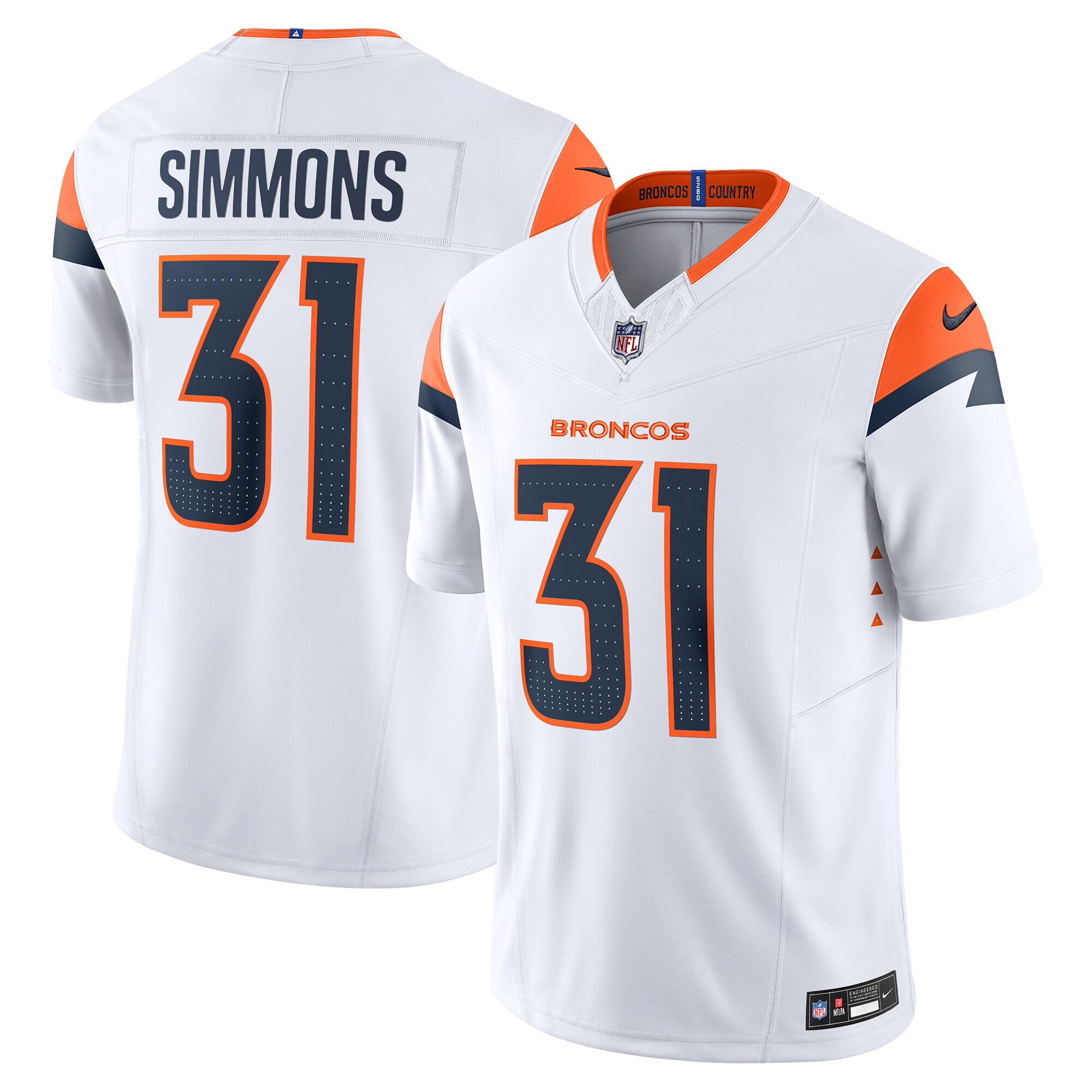 Justin Simmons Denver Broncos Vapor F.U.S.E. Limited Jersey - Navy