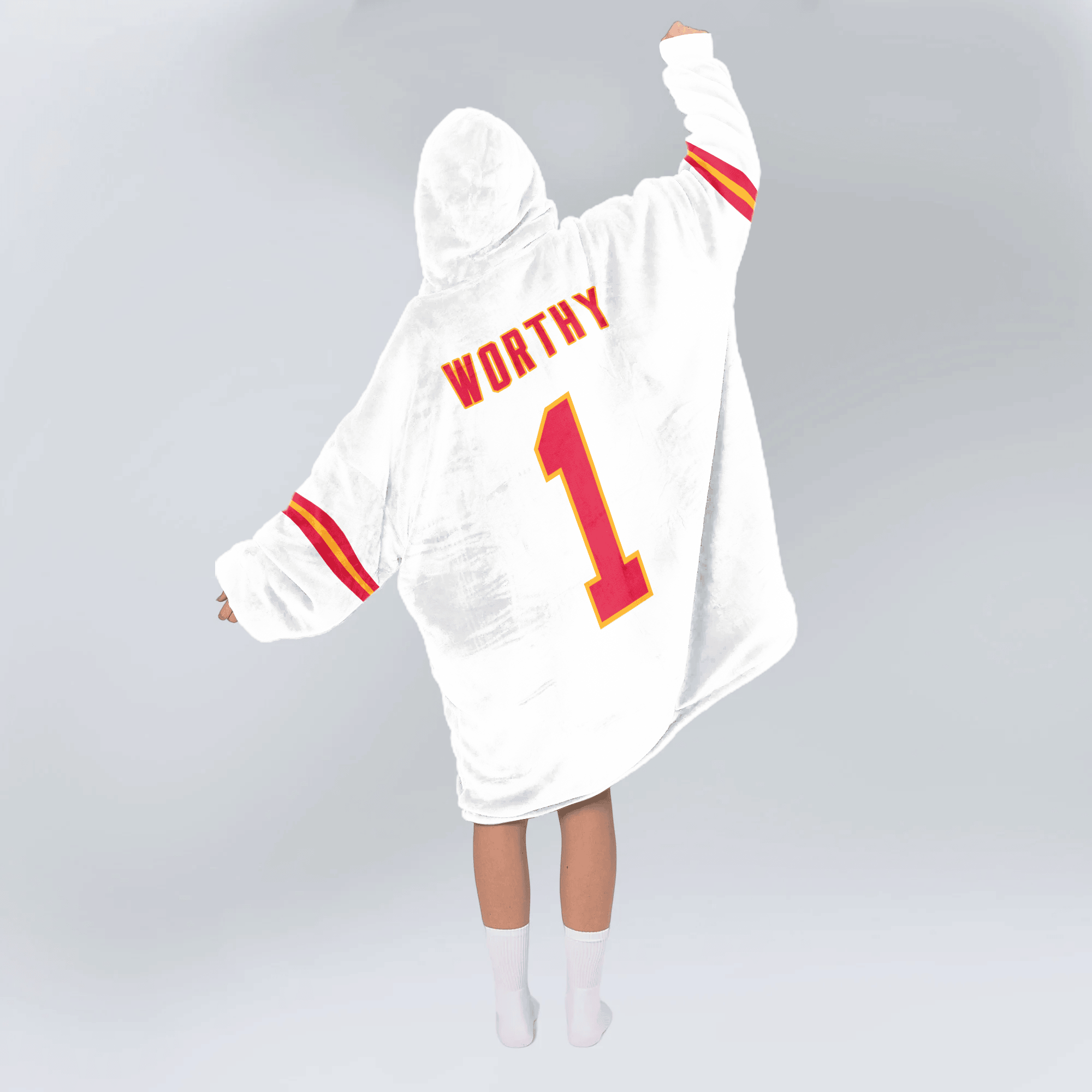 X.W 1 Kansas City Football Unisex Blanket Hoodie