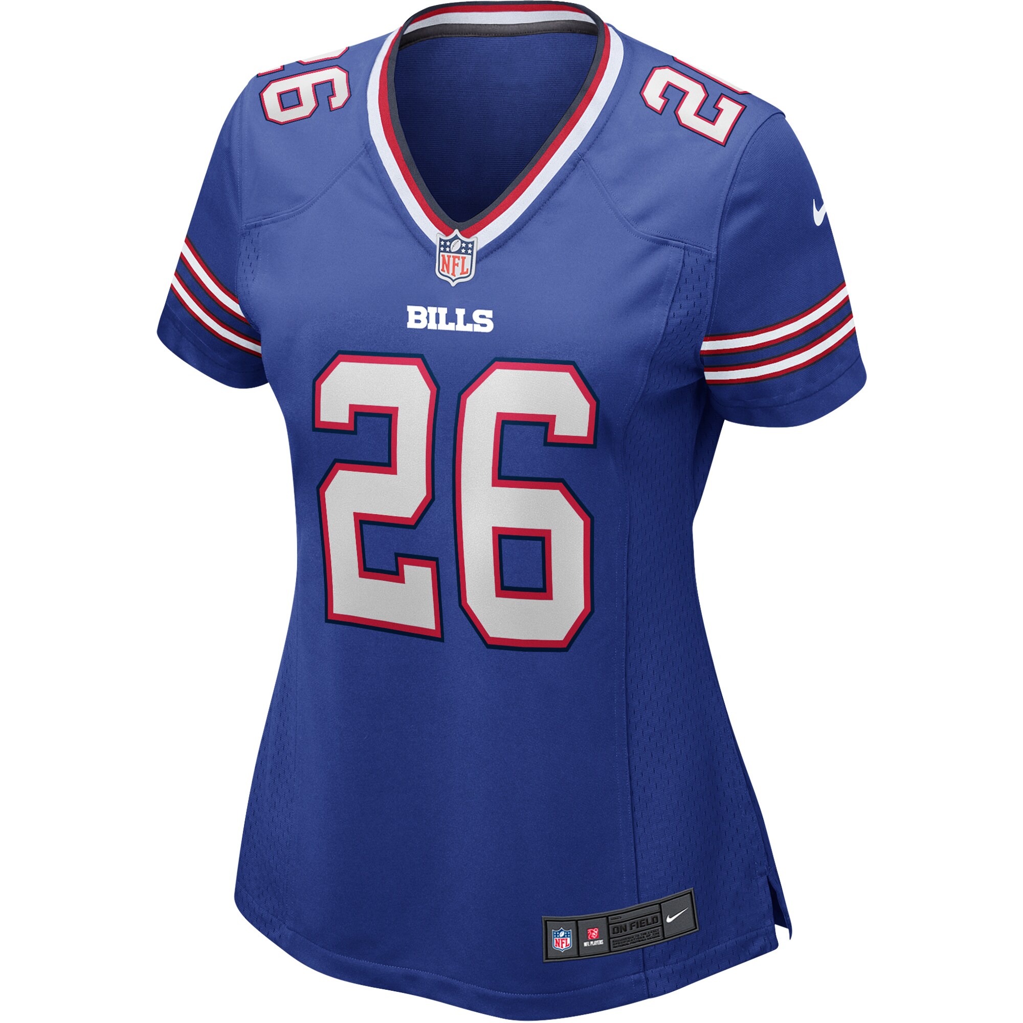 Devin Singletary Buffalo Bills  Women's Game Jersey - Royal