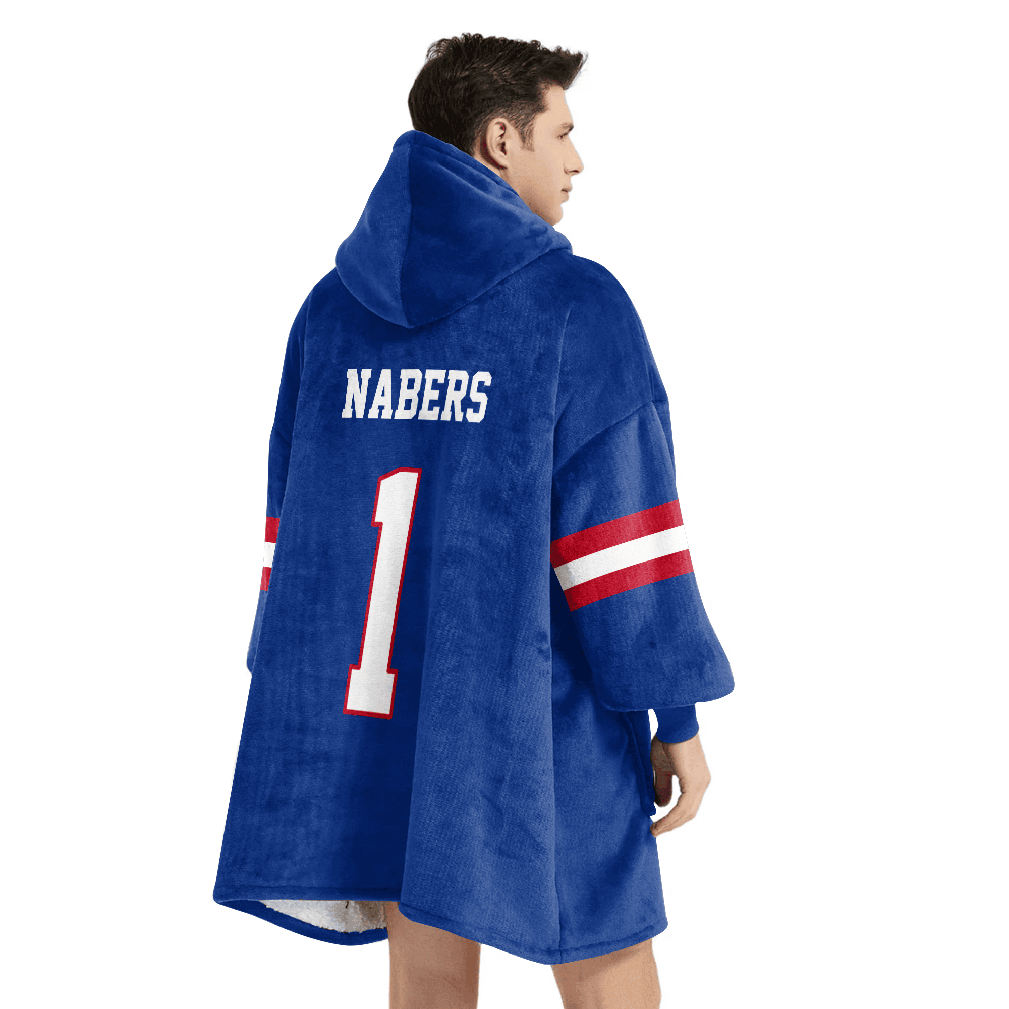 Adult MN 1 New York G Football Unisex Blanket Hoodie