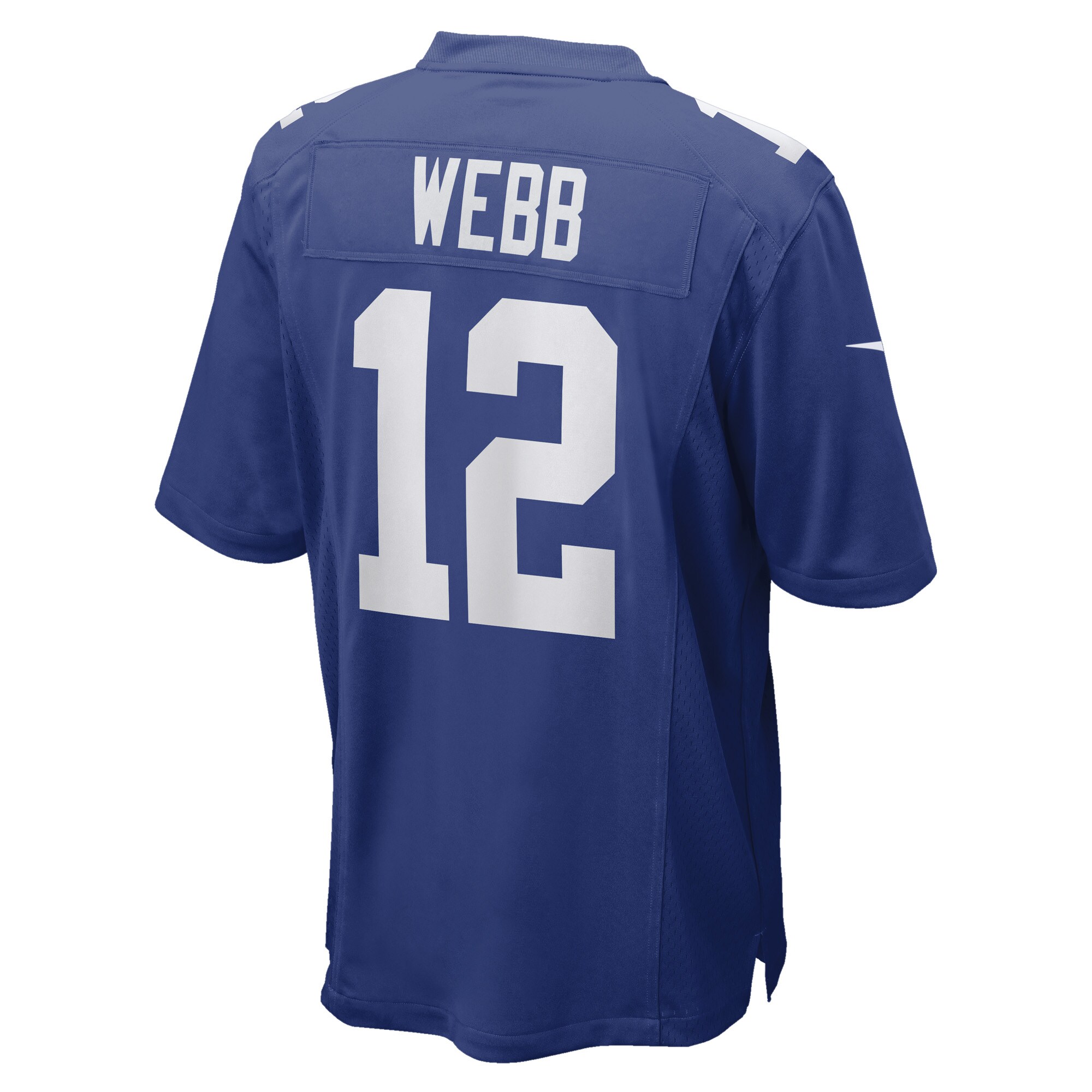 Davis Webb New York Giants Game Player Jersey - Royal