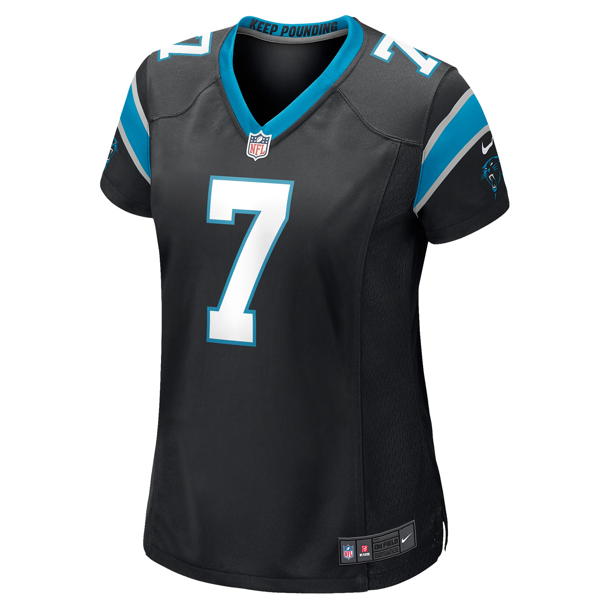 Shaq Thompson Carolina Panthers  Women's Player Game Jersey - Black