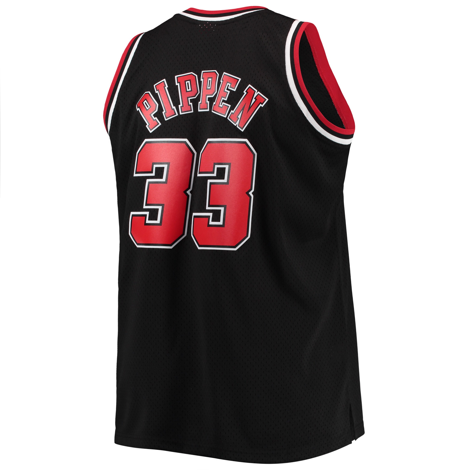 Scottie Pippen Chicago Bulls Mitchell & Ness Big & Tall Hardwood Classics Swingman Jersey - Black