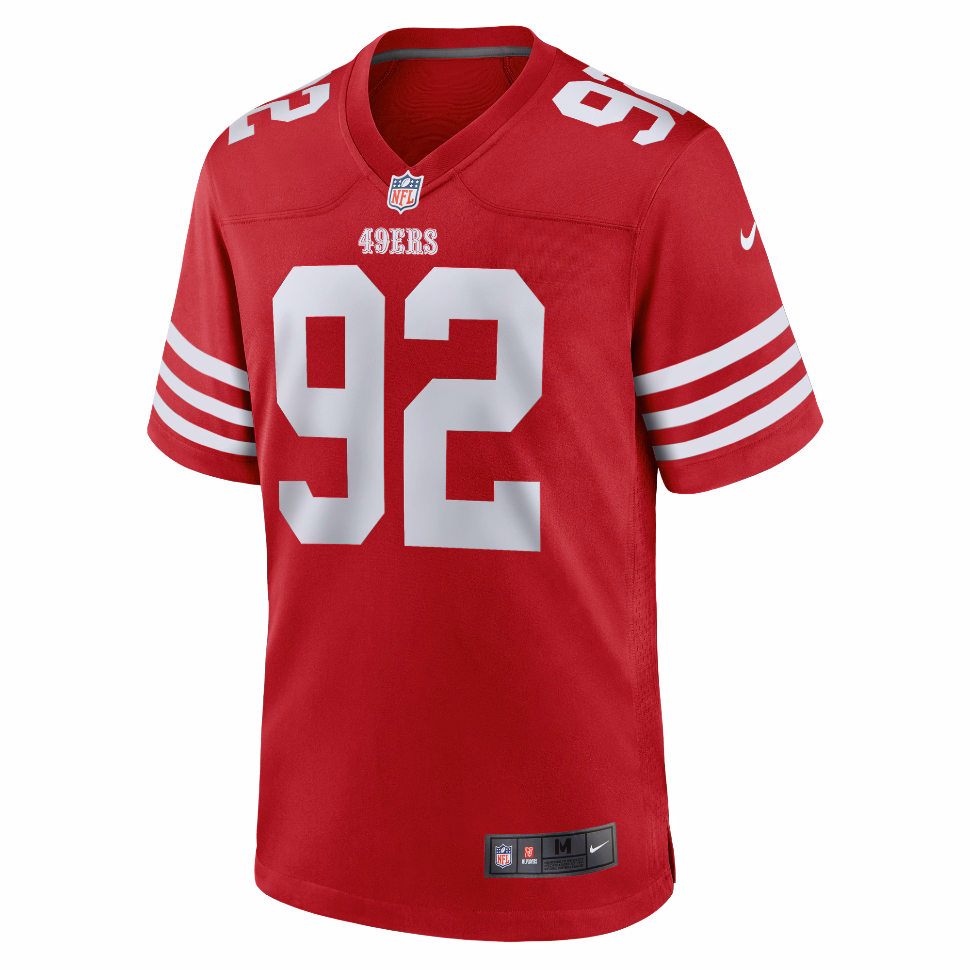 Elliott San Francisco 49ers Team Game Jersey -  Scarlet