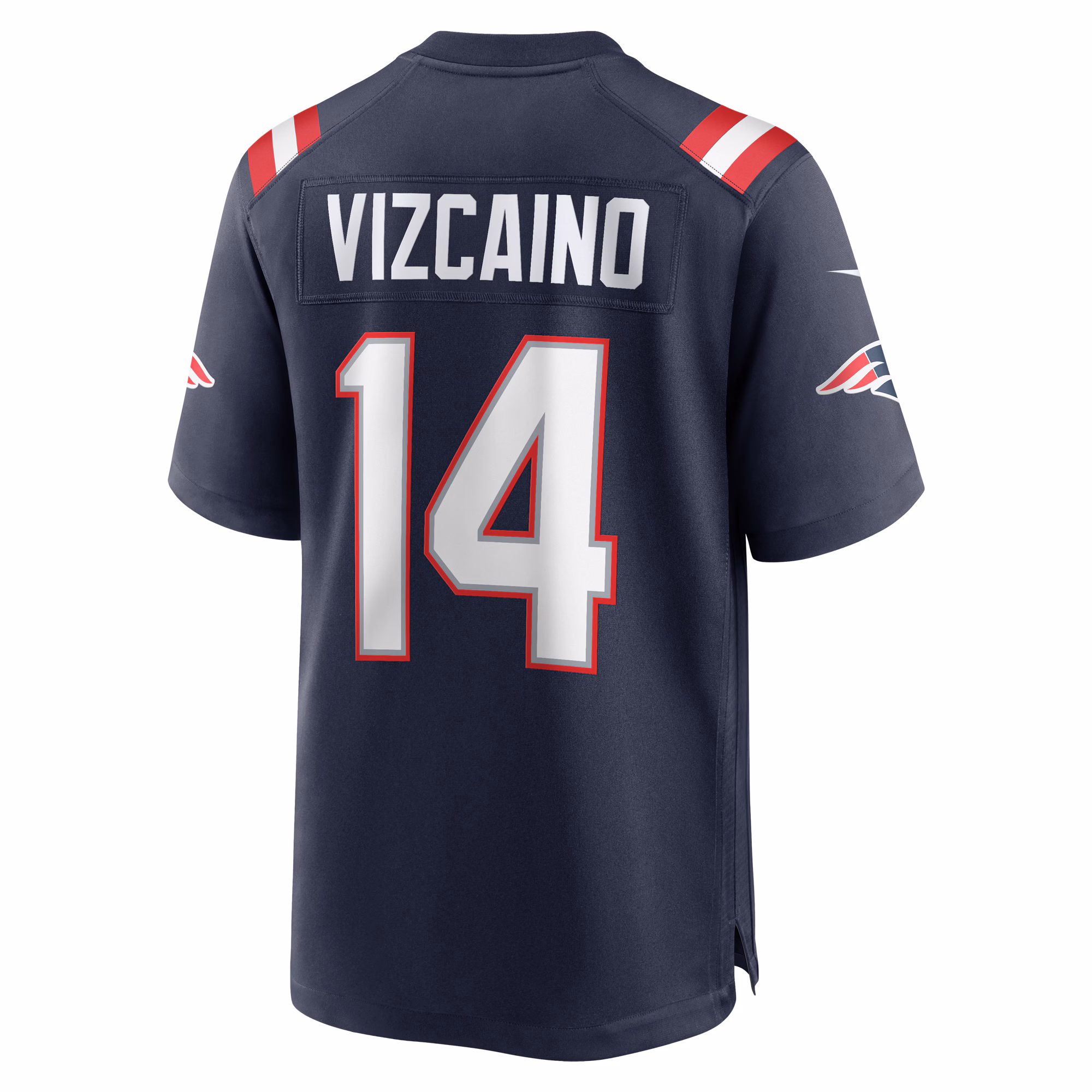 Tristan Vizcaino New England Patriots Home Game Player Jersey - Navy