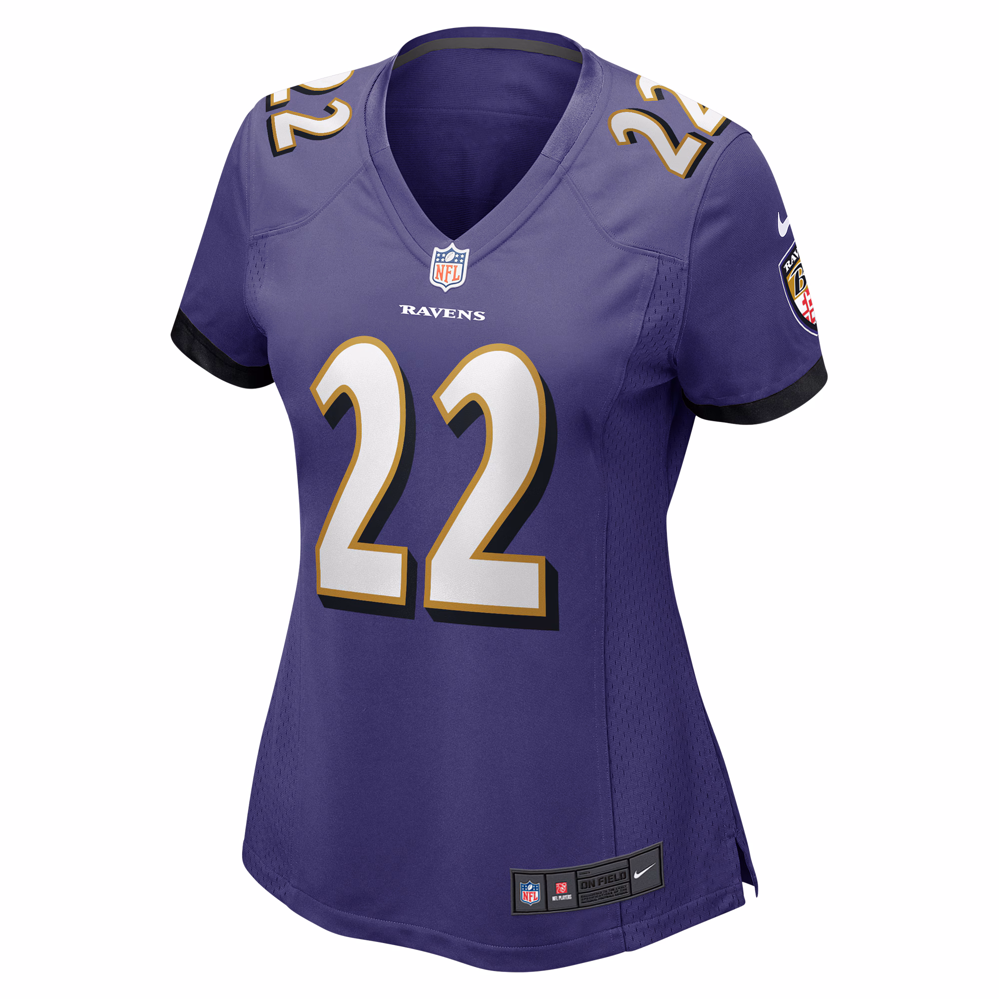 Derrick Henry Baltimore Ravens Women's Game Player Jersey - Purple