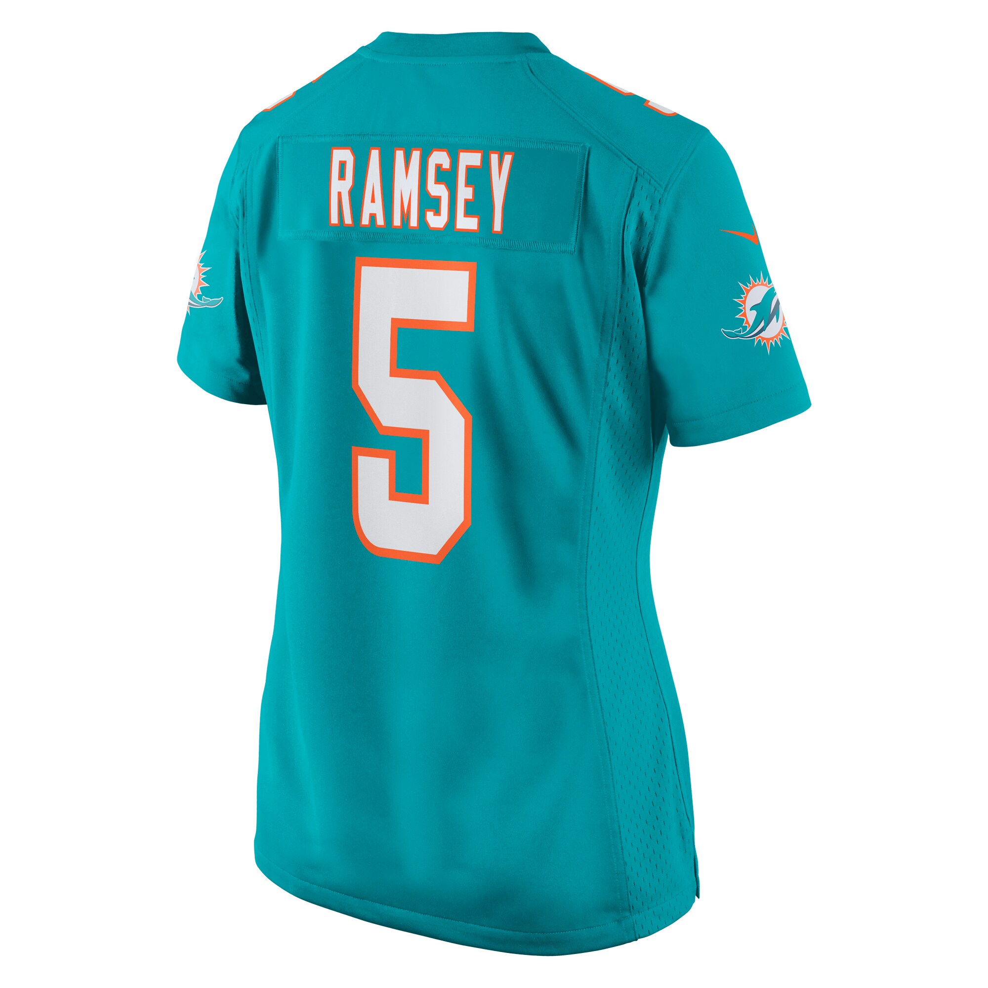 Jalen Ramsey Miami Dolphins  Women's Game Jersey - Aqua