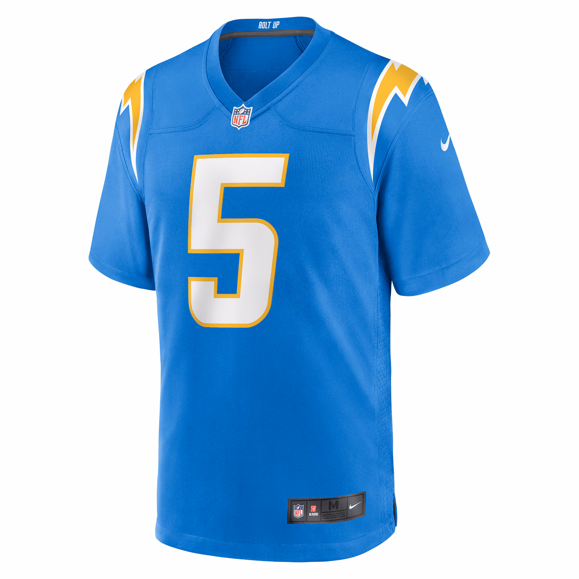 Joshua Palmer Los Angeles Chargers Game Player Jersey - Powder Blue