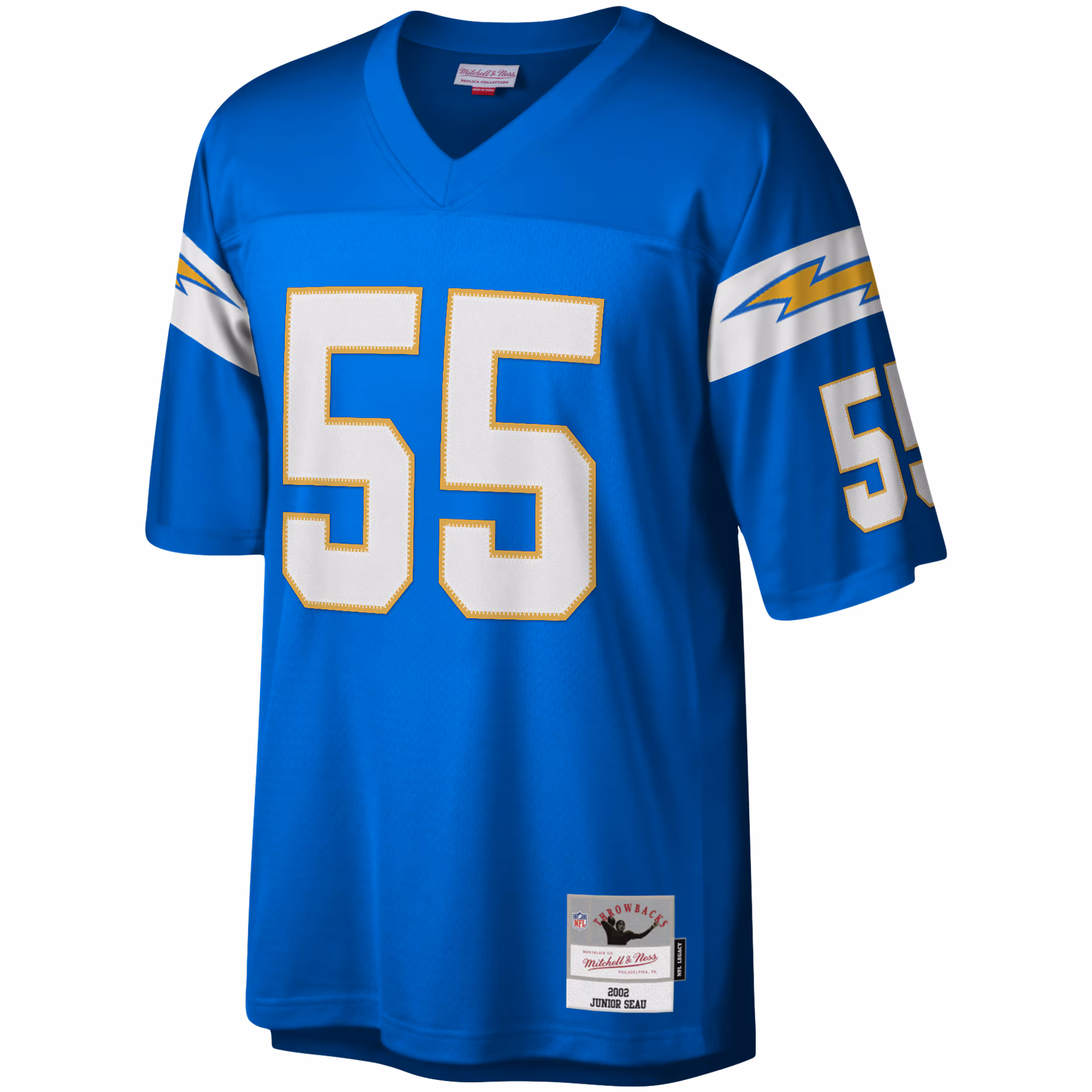 Junior Seau Los Angeles Chargers Legacy Replica Jersey - Powder Blue