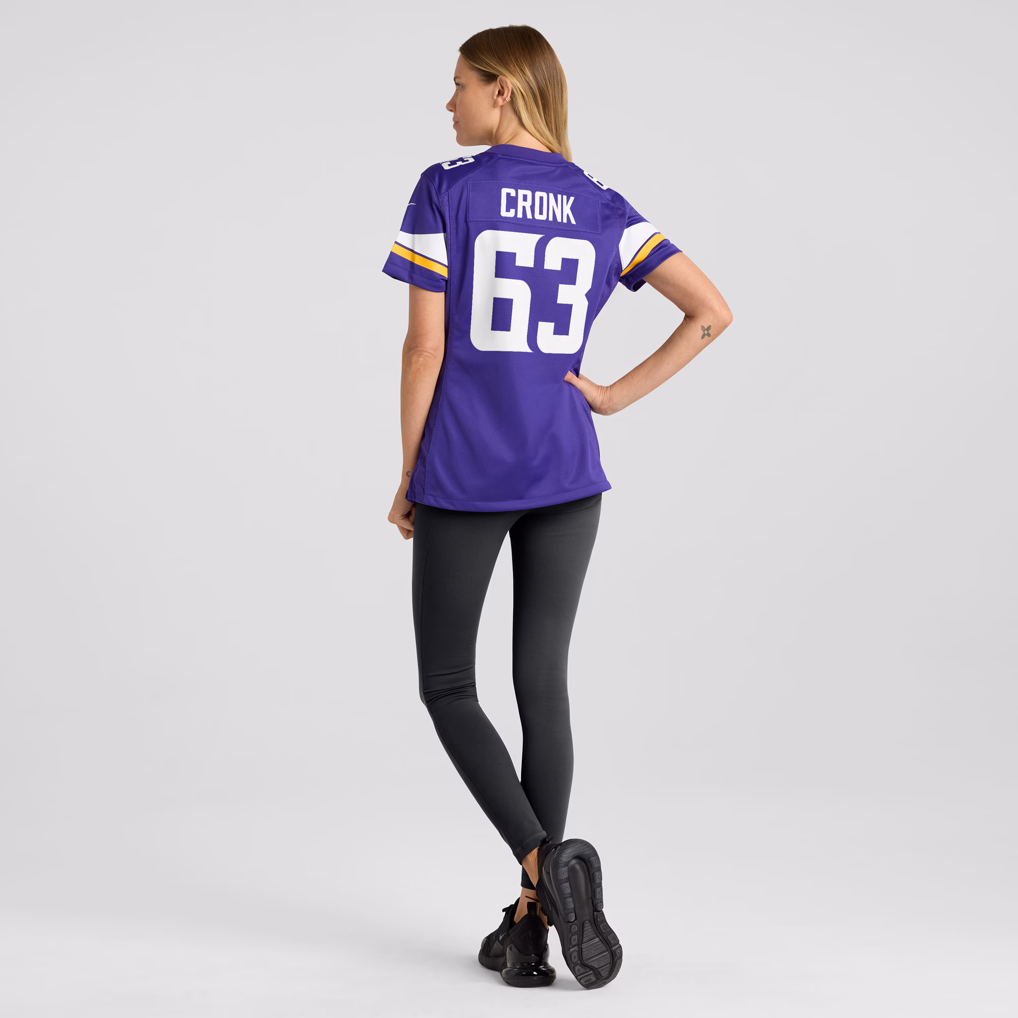 Coy Cronk Minnesota Vikings Women's Team Game Jersey -  Purple