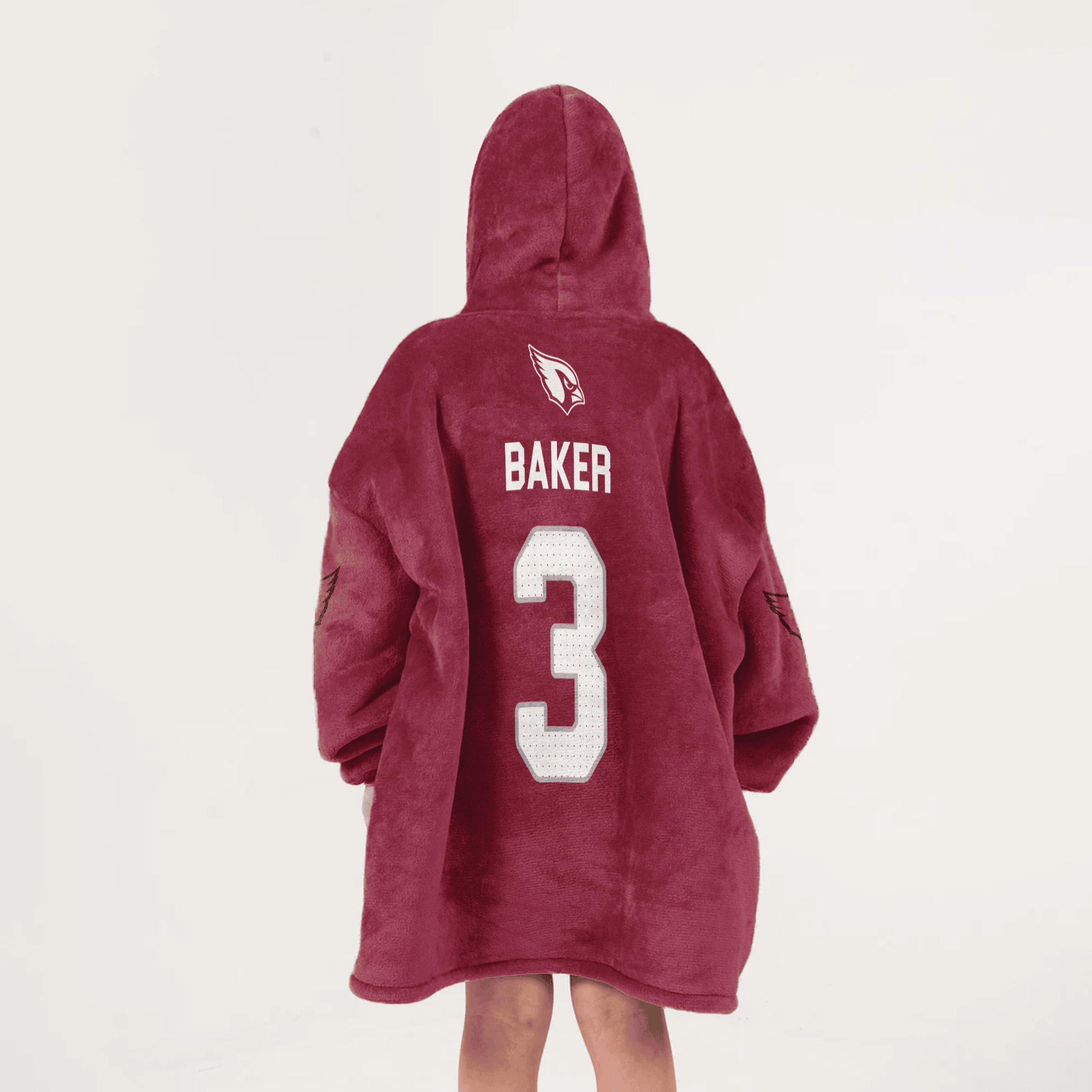 Kid 3 Arizona Football Unisex Blanket Hoodie