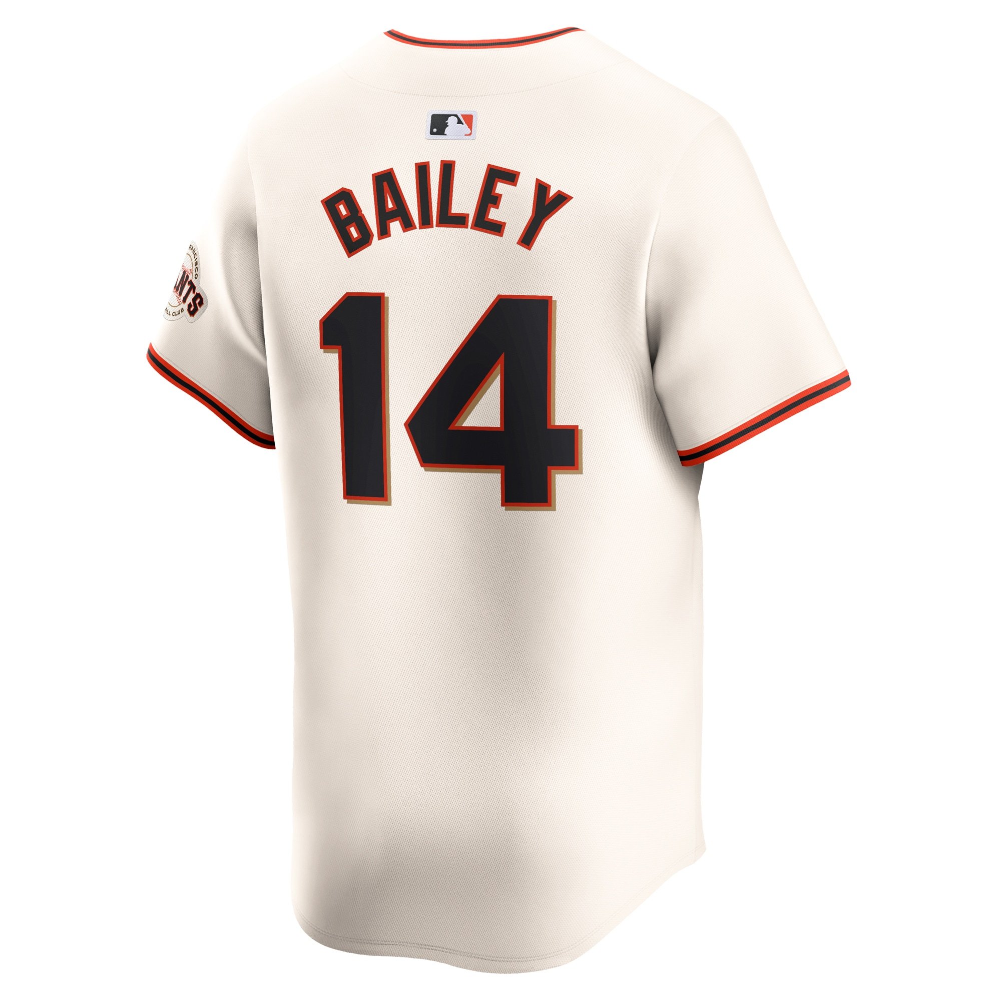 Men's San Francisco Giants Patrick Bailey  Cream Home Limited Player Jersey