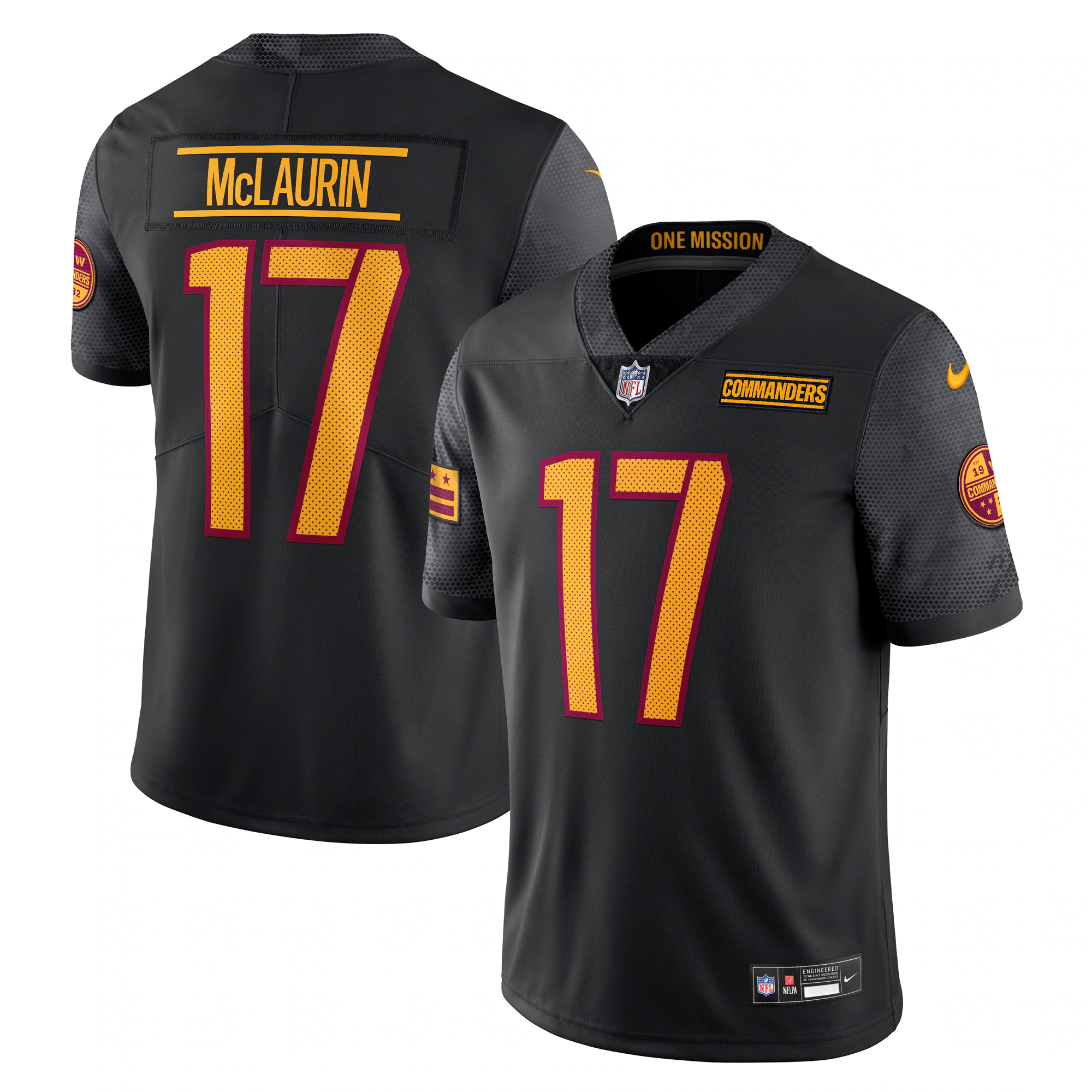 Terry McLaurin Washington Commanders Alternate Vapor Untouchable Limited Jersey - Black