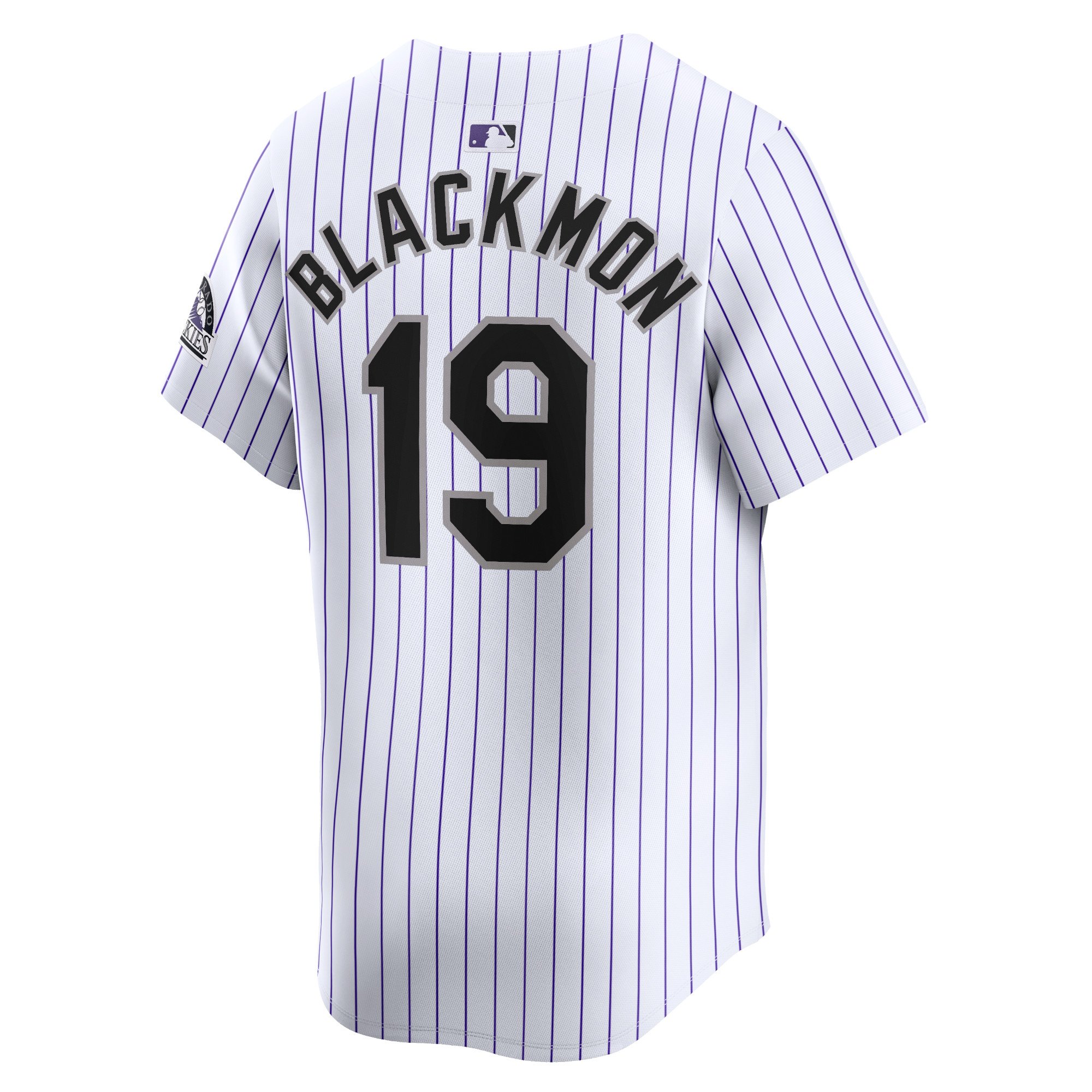 Men's Colorado Rockies Charlie Blackmon  White Home Limited Player Jersey