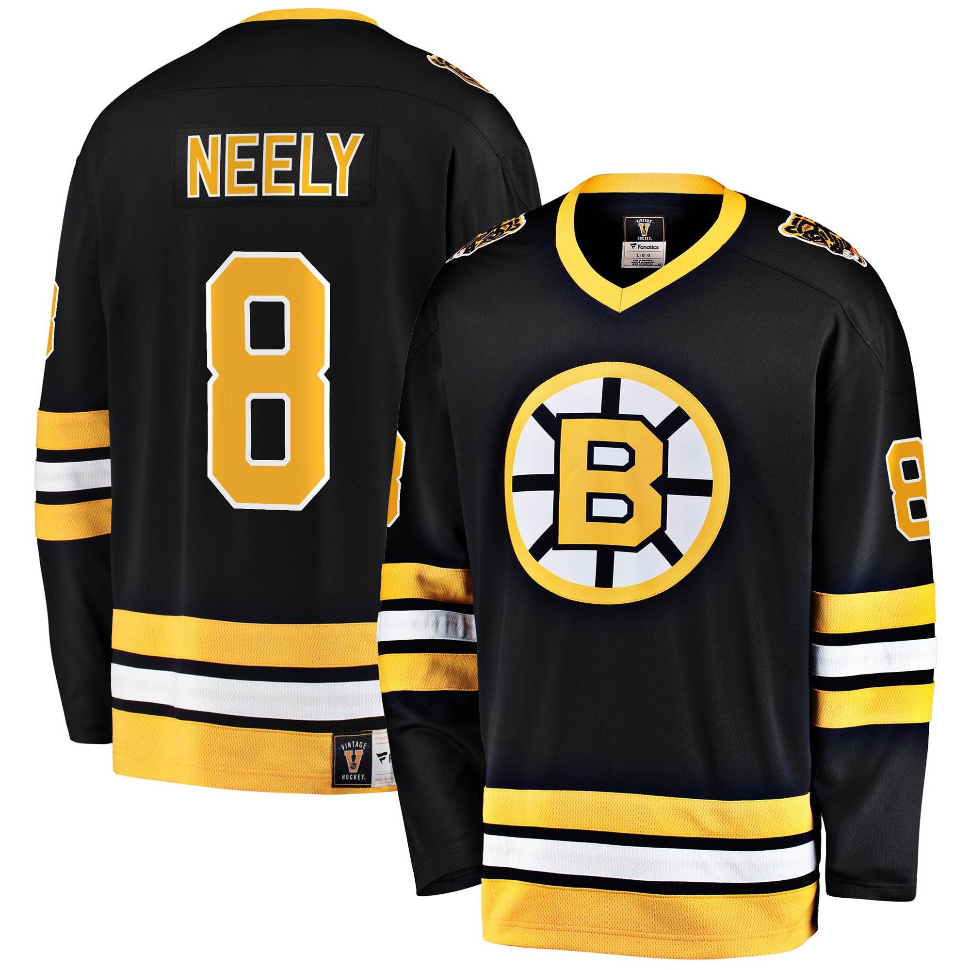 Cam Neely Boston Bruins Premier Breakaway Retired Player Jersey - Black