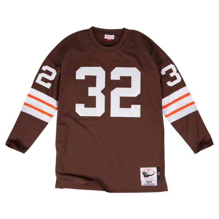 Authentic Jersey Cleveland Browns 1964 Jim Brown