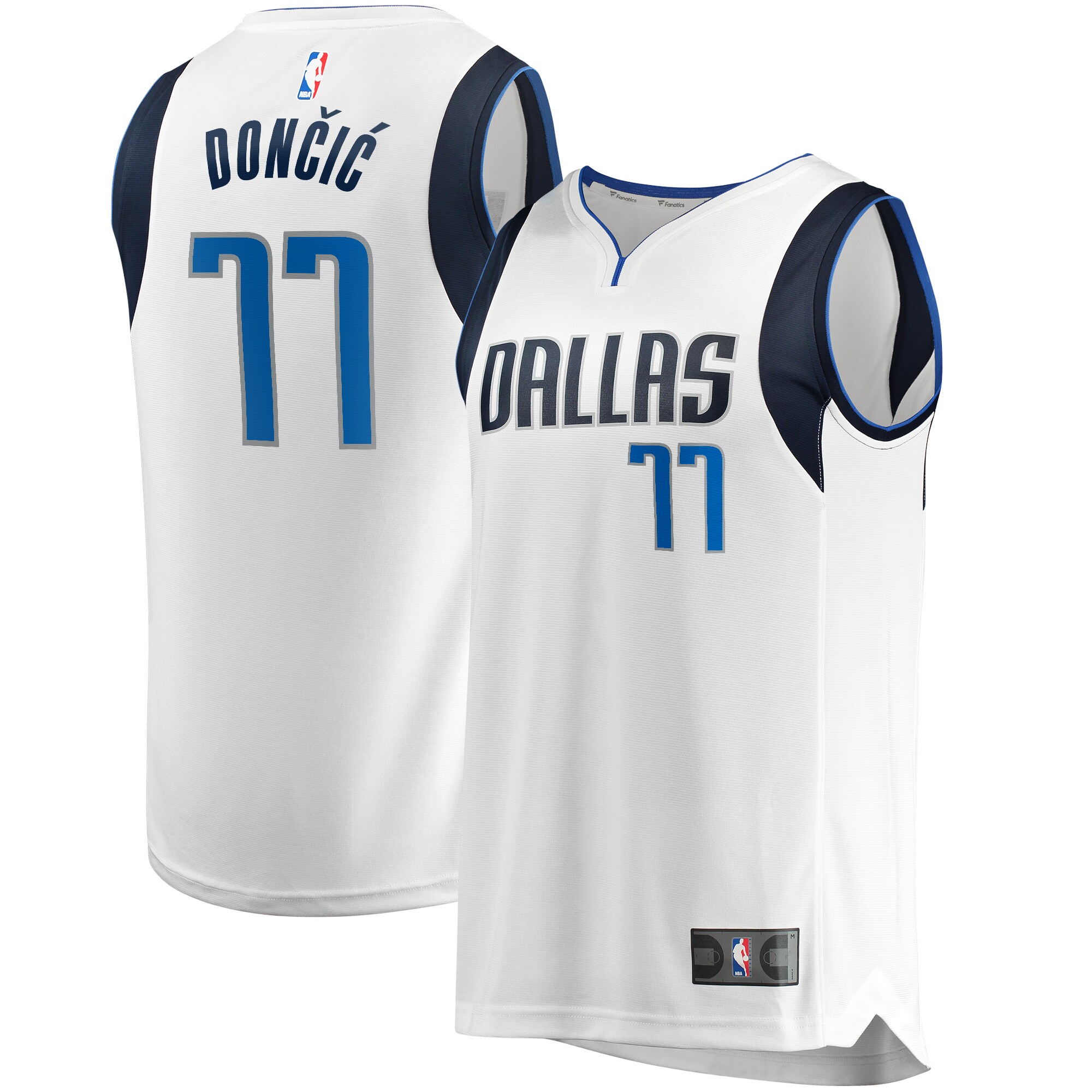 Luka Dončić Dallas Mavericks  Youth Fast Break Replica Jersey - Association Edition - White