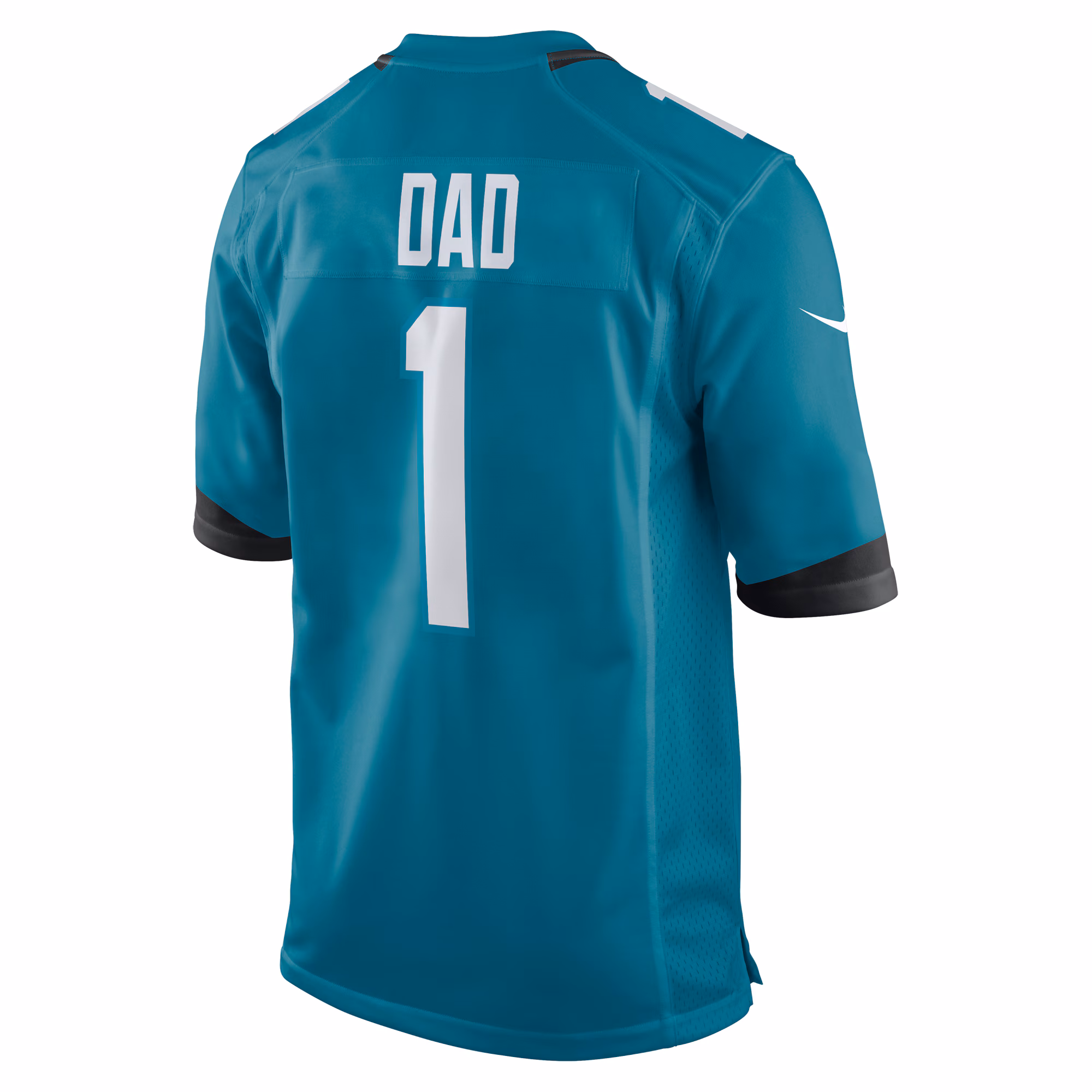 Number 1 Dad Jacksonville Jaguars Game Jersey - Teal