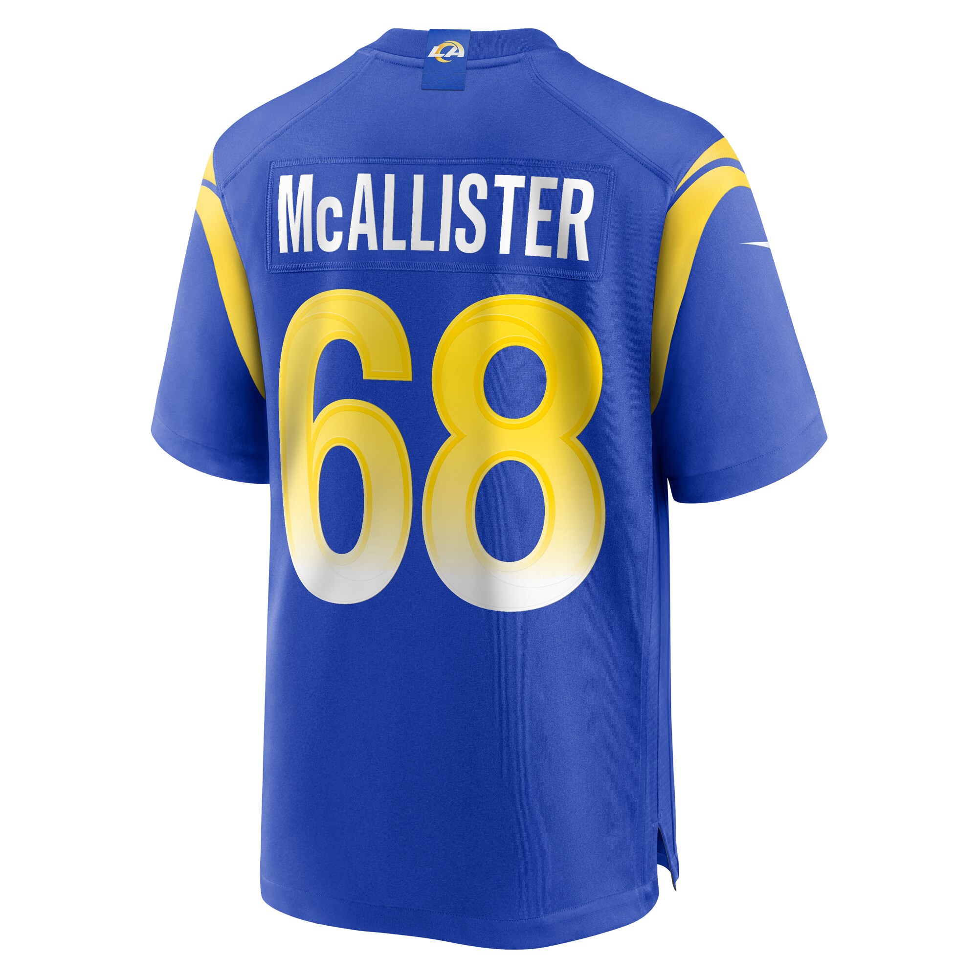 Mike McAllister Los Angeles Rams Home Game Jersey - Royal