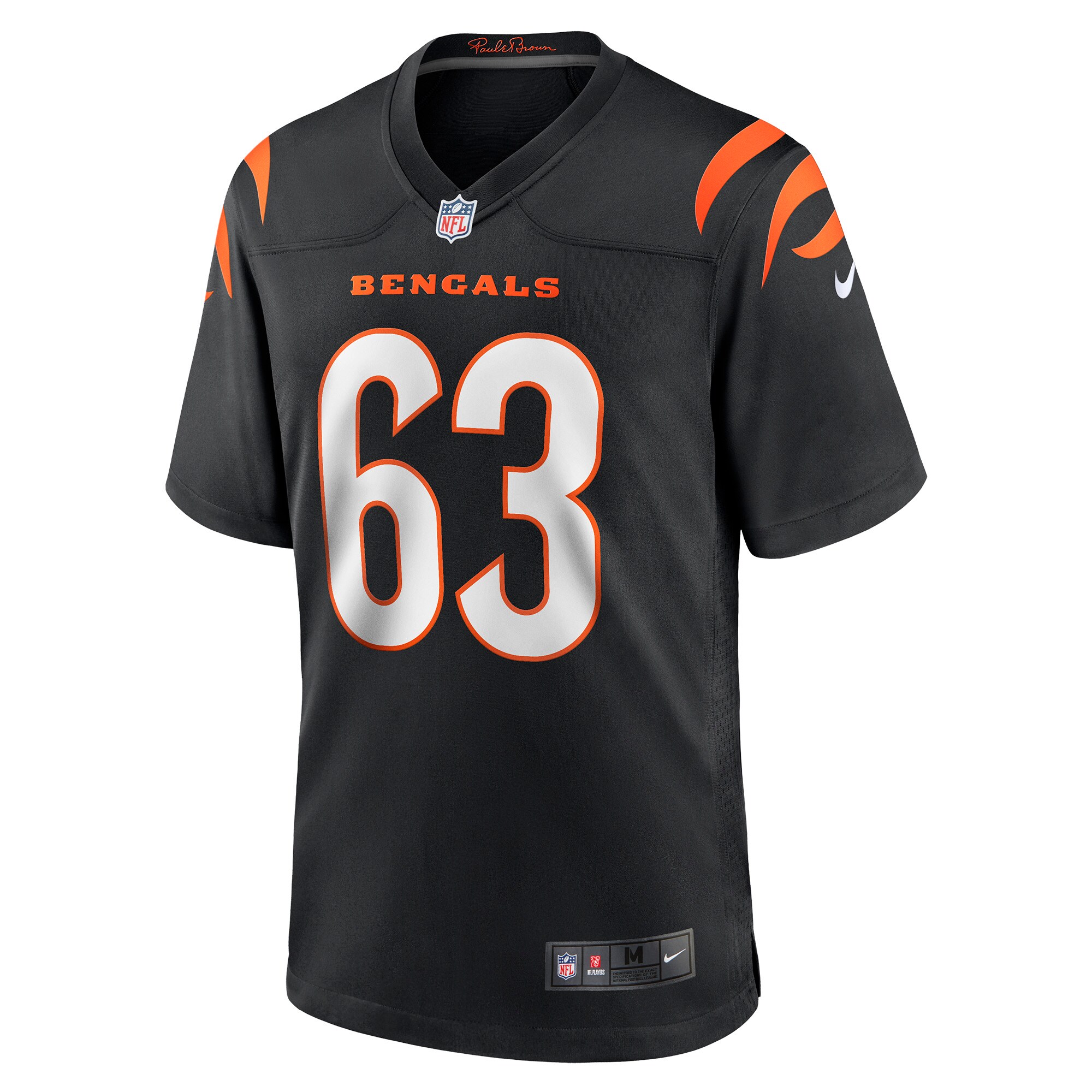 Trey Hill Cincinnati Bengals Game Jersey - Black