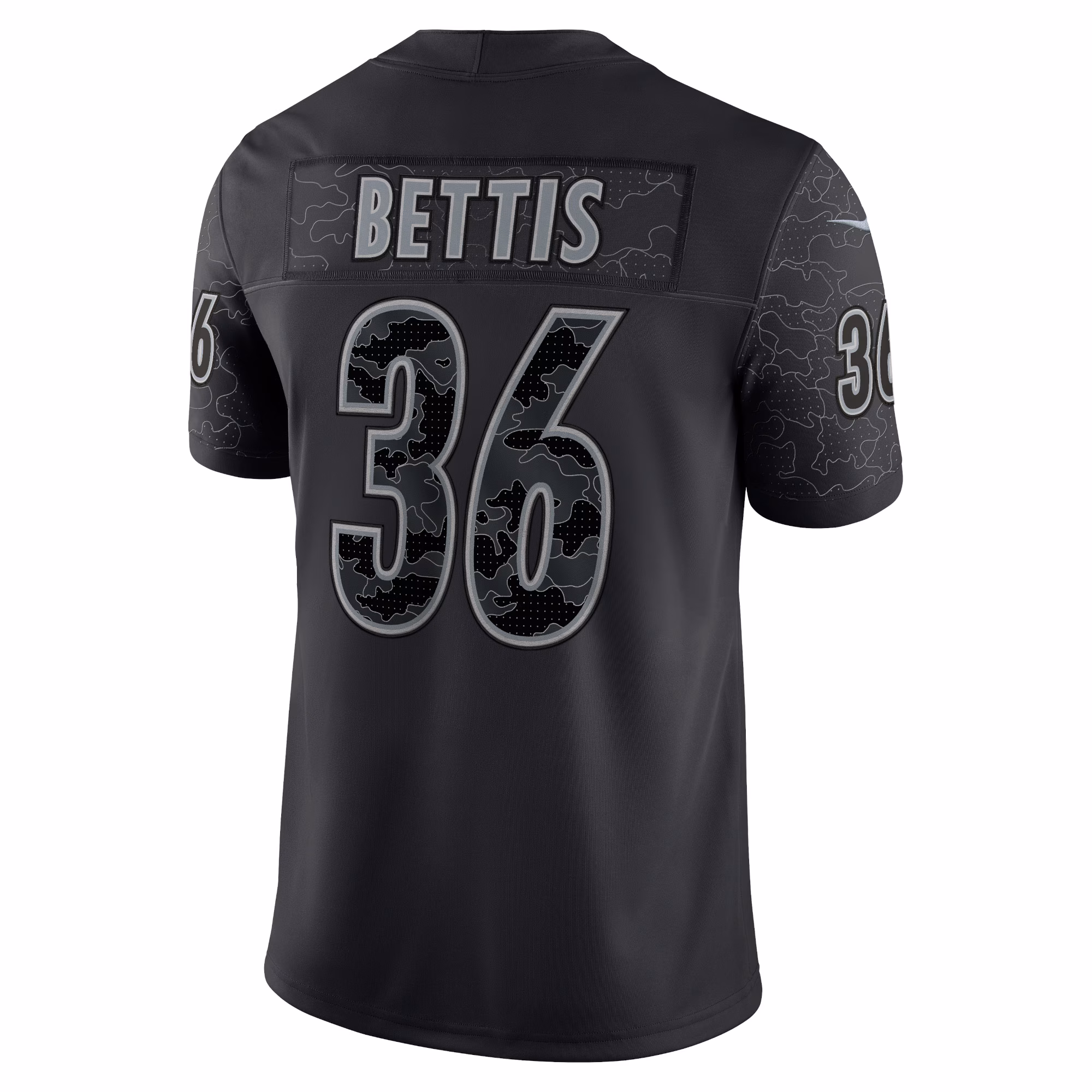 Jerome Bettis Pittsburgh Steelers Retired Player RFLCTV Limited Jersey - Black