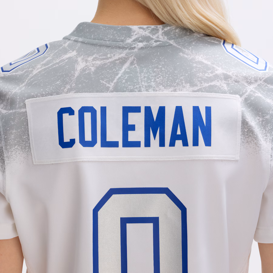 Keon Coleman #0 Buffalo Bills Women's 2025 Rivalries Collection Game Jersey - White
