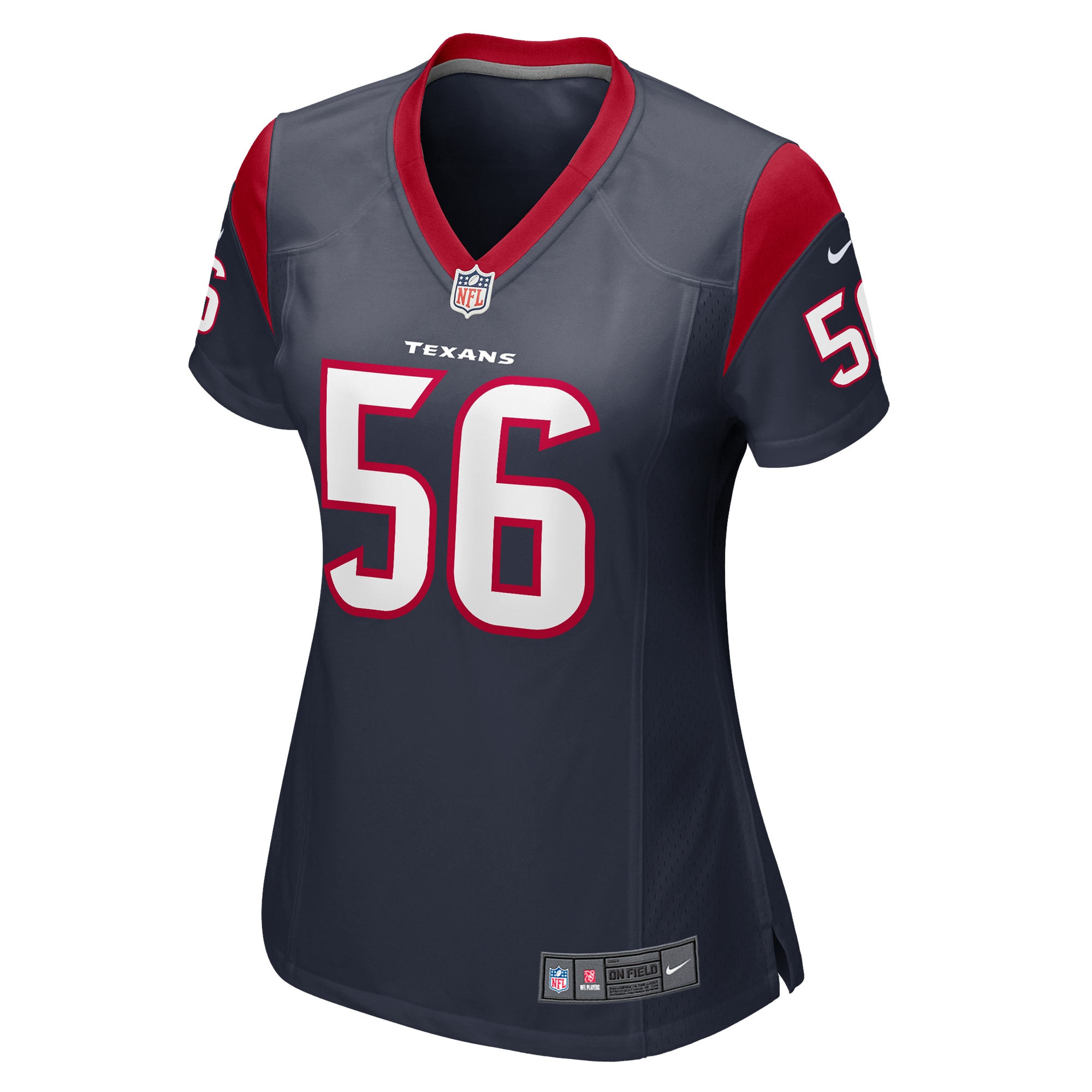 Kerry Hyder Jr. Houston Texans Women's  Game Jersey -  Navy
