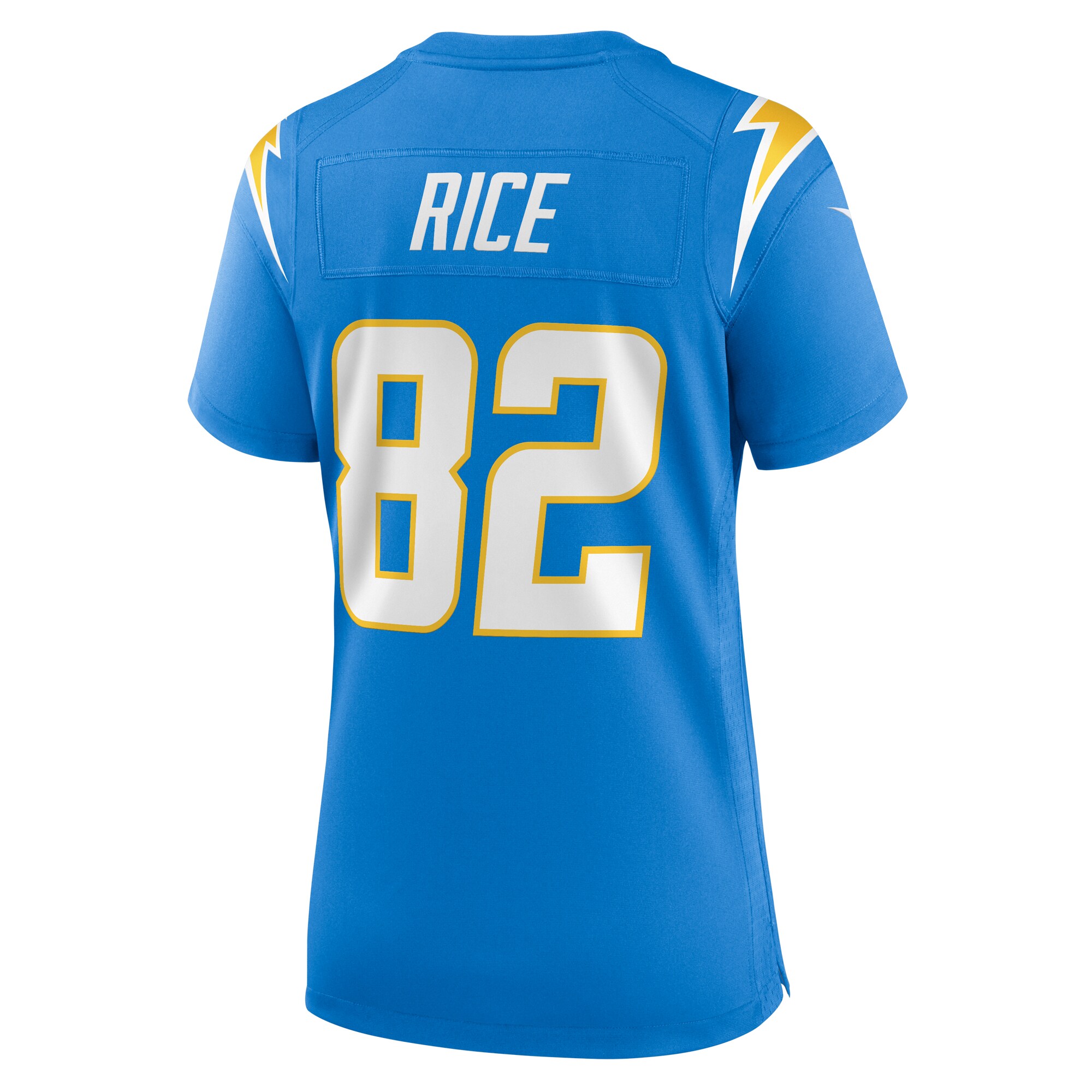 Brenden Rice Los Angeles Chargers Women's  Game Jersey -  Powder Blue