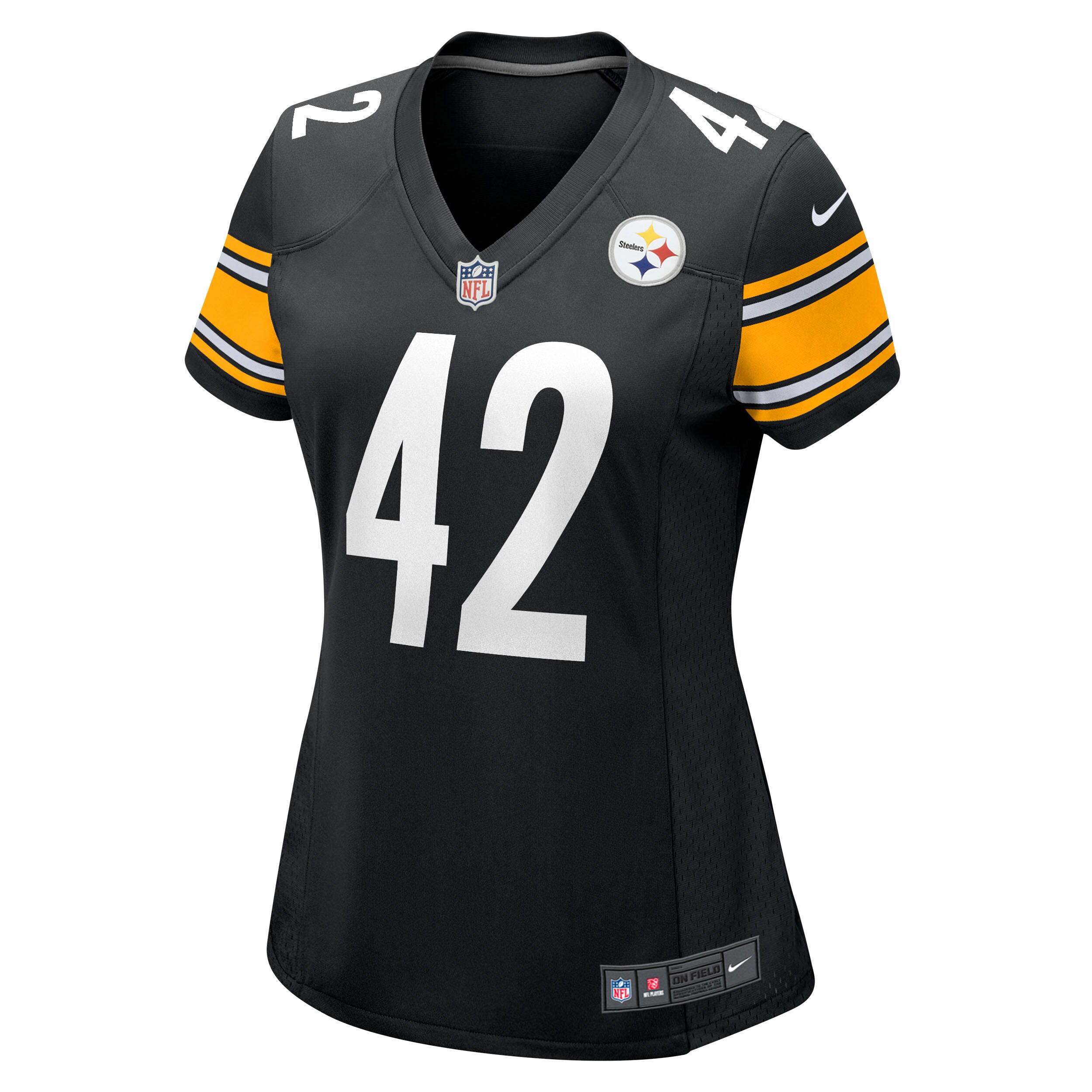 James Pierre Pittsburgh Steelers  Women's Team Game Jersey - Black