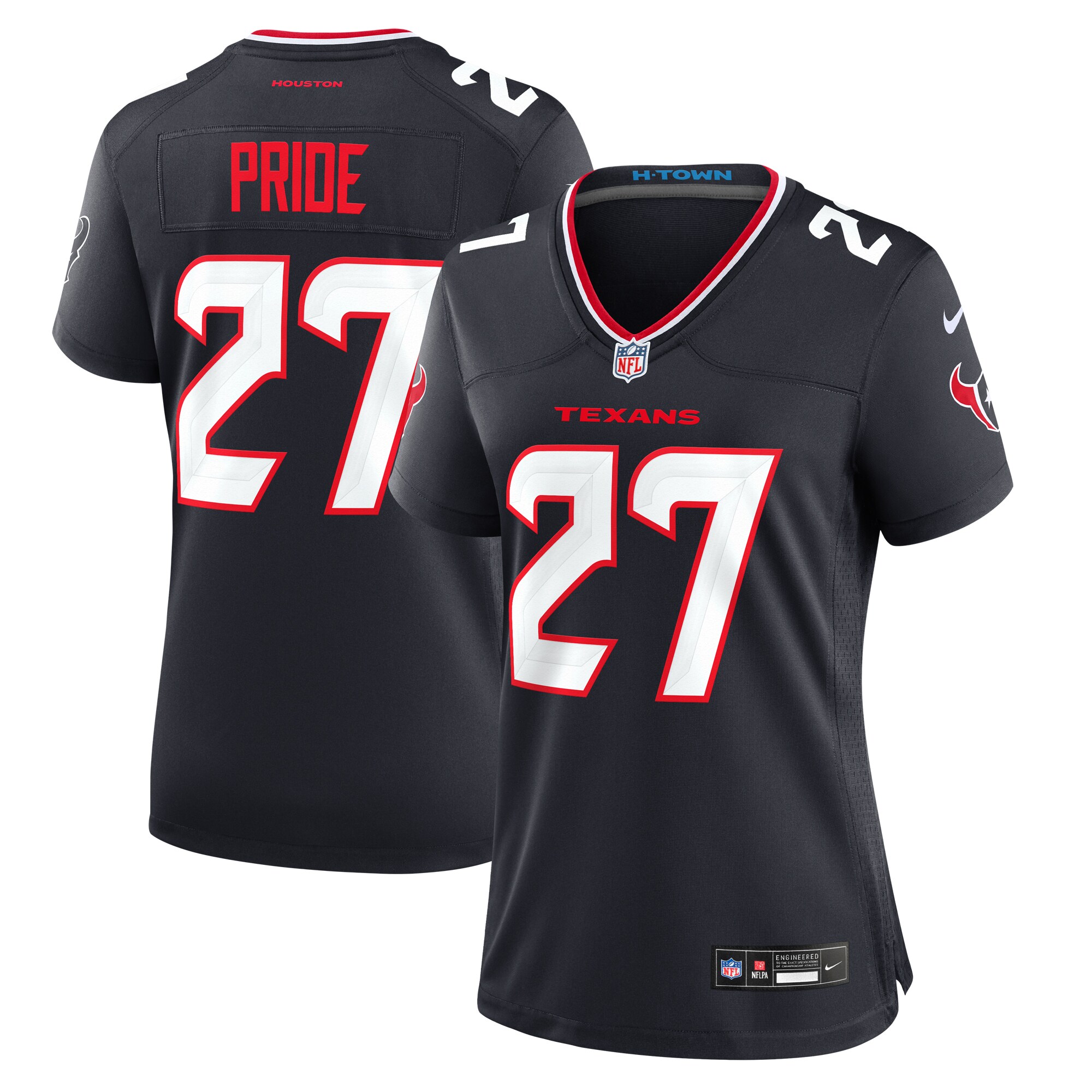 Troy Pride Houston Texans Women's Team Game Jersey -  Navy