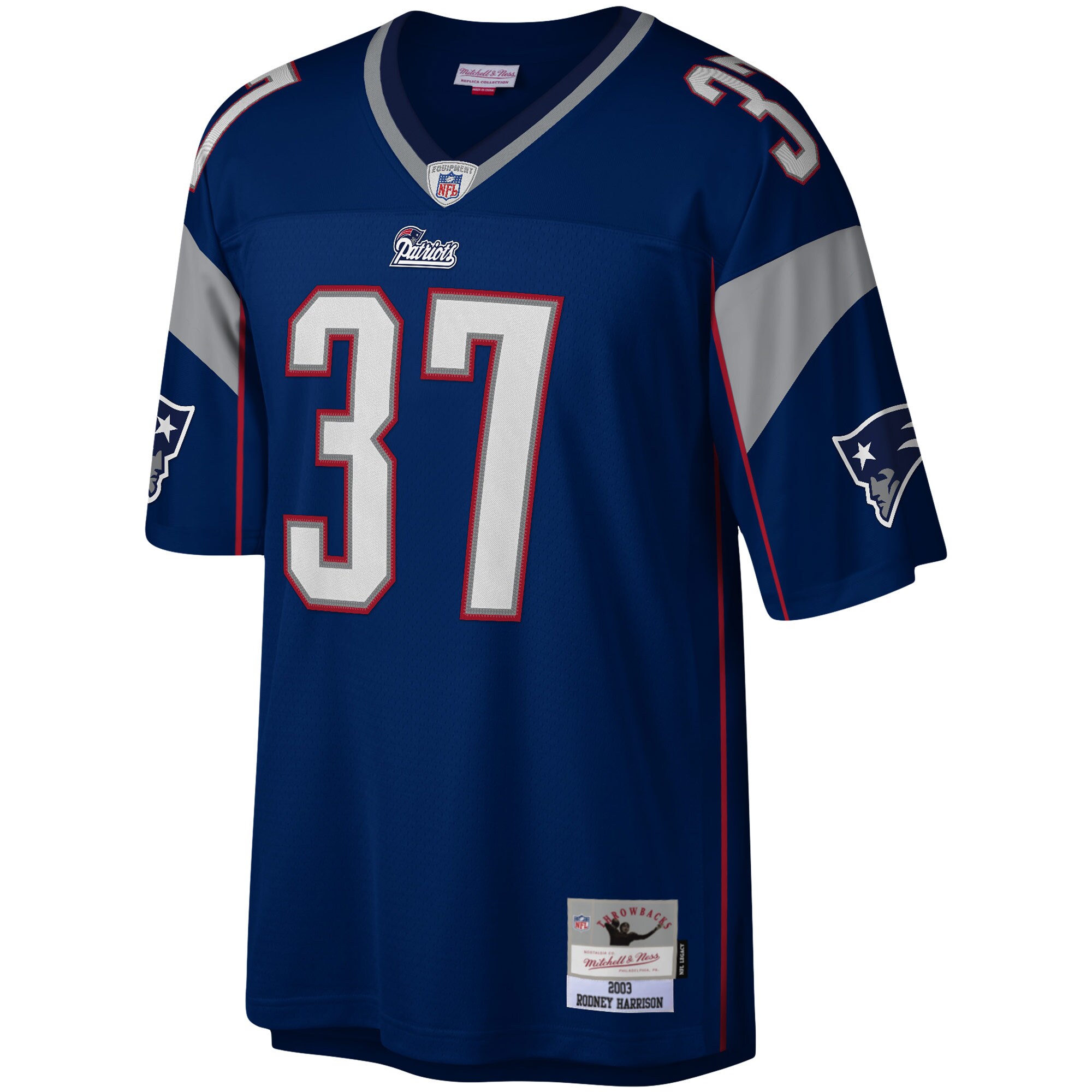 Rodney Harrison New England Patriots  Legacy Replica Jersey - Navy